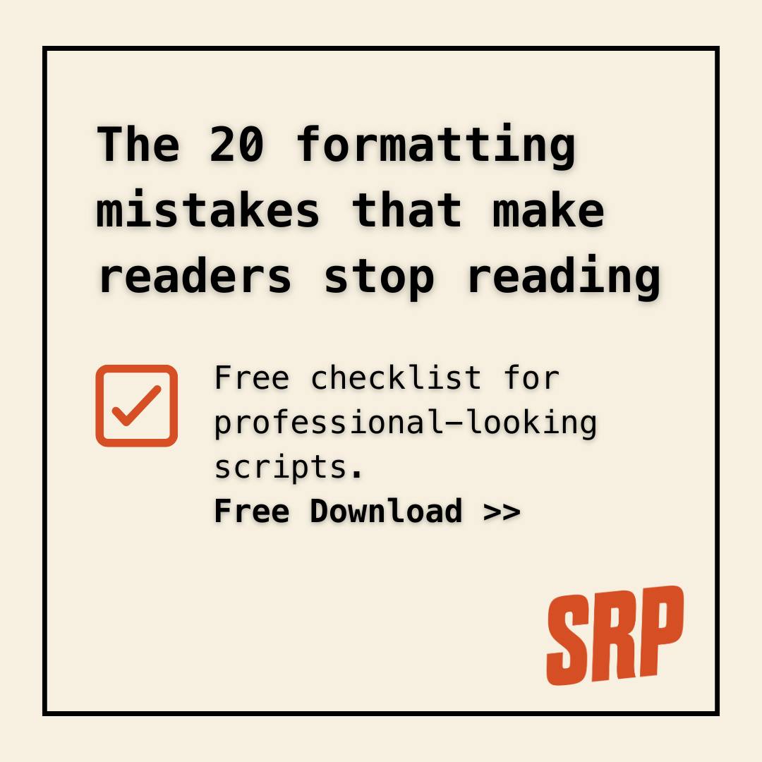 Script - 99% of scripts break at least one formatting rule that makes ...
