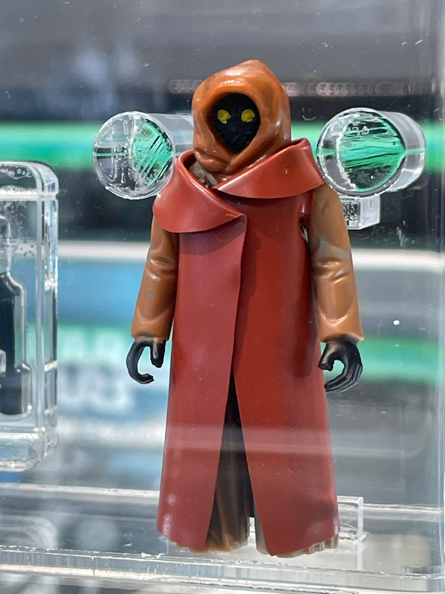 RARE!! A TOLTOYS 1977 vintage Star Wars Vinyl Cape Jawa in for