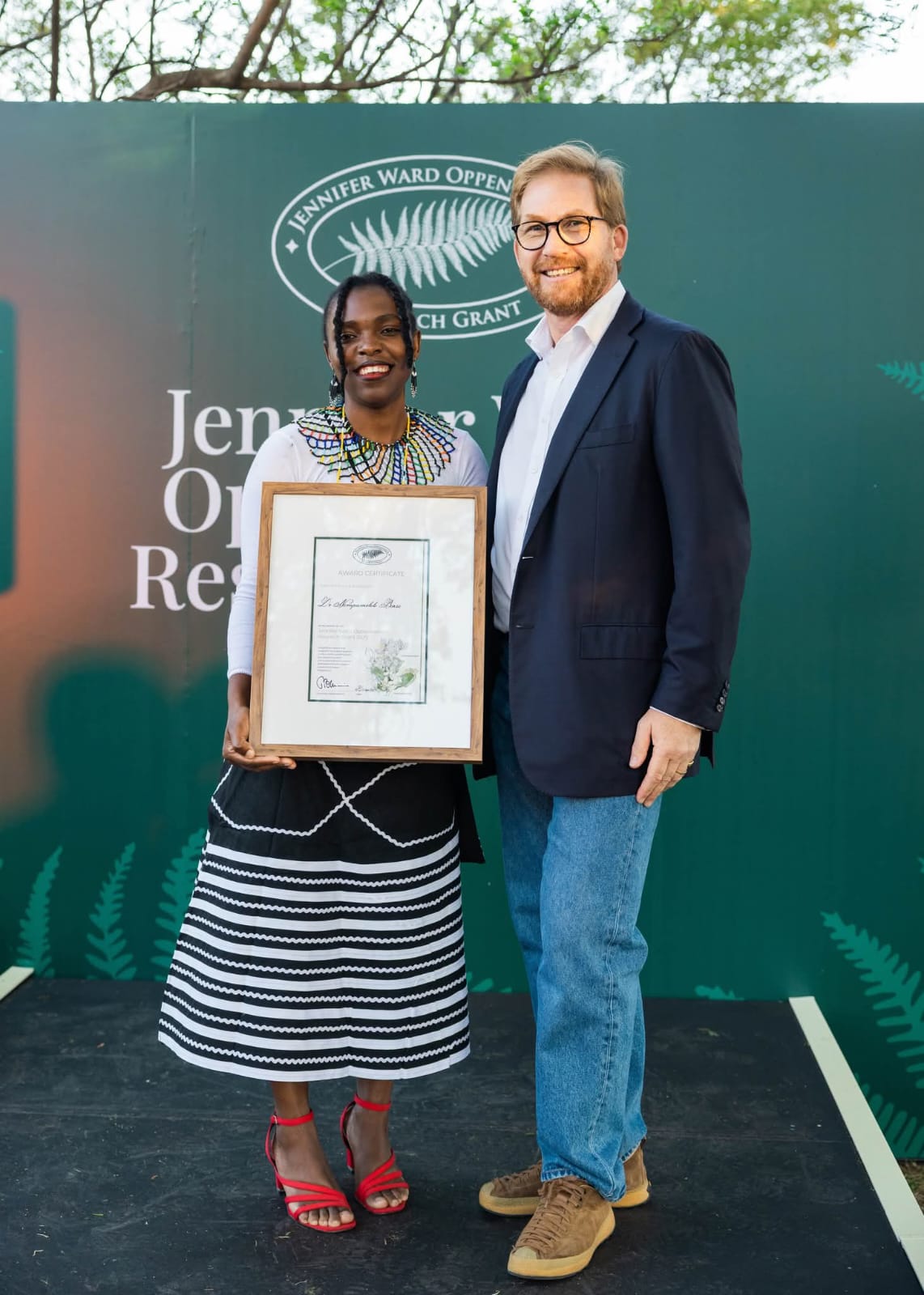 NRF-SAIAB Postdoctoral Research Fellow, Dr Nompumelelo Baso-Mdiza, has ...