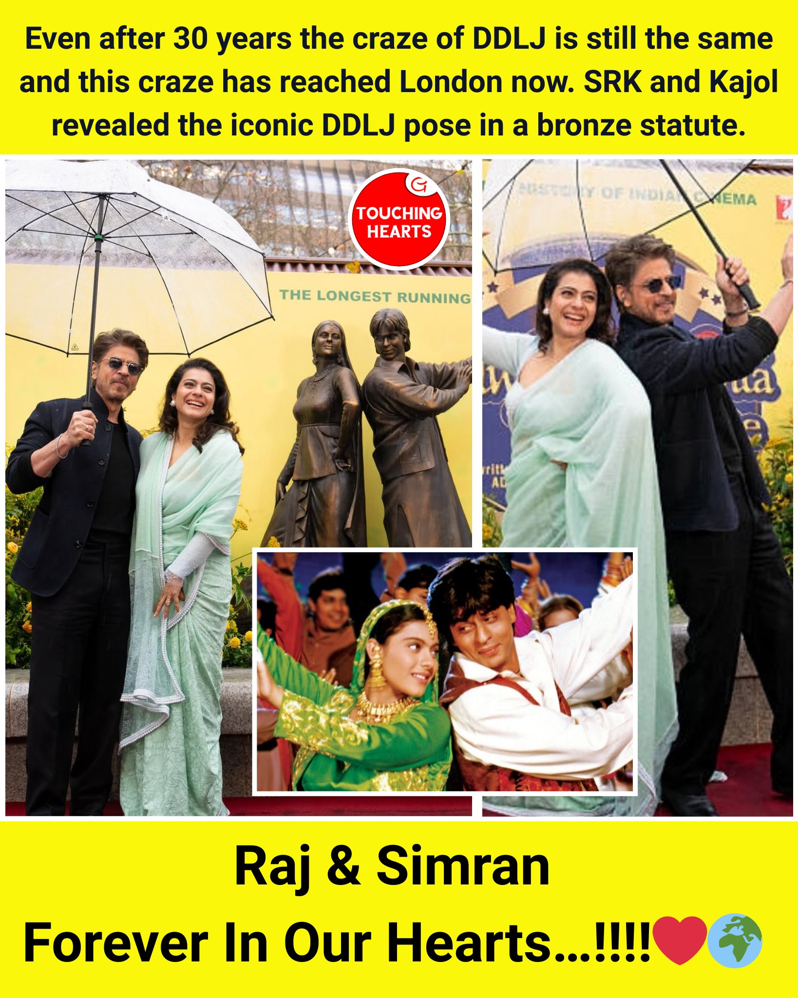 Touching - A historic moment unfolded for Indian cinema as Shah Rukh ...