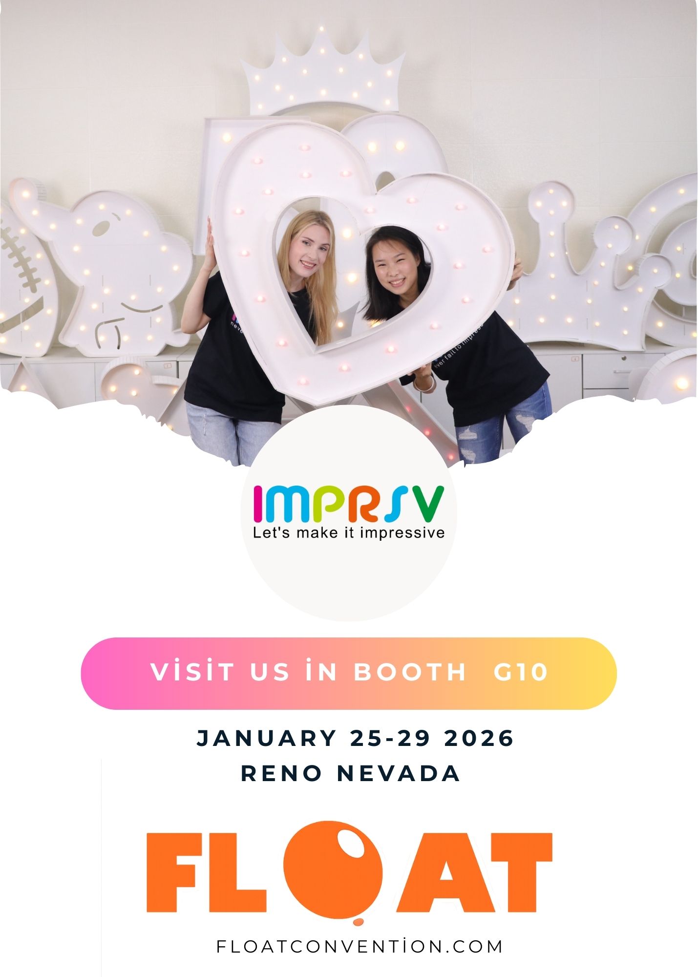 Imprsv Party - FLOAT 2026, here we come! 🧡🎉 We’re excited... | Facebook