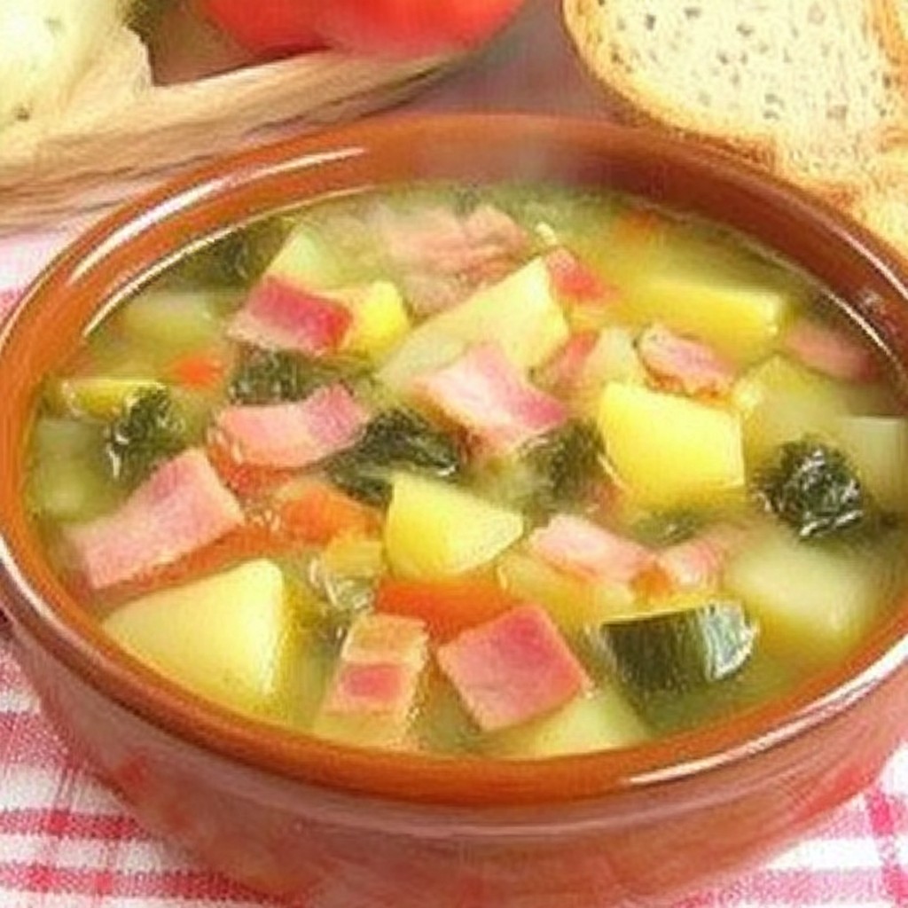 Grande - 🥣 Soupe paysanne aux légumes et lardons Une soupe rustique ...