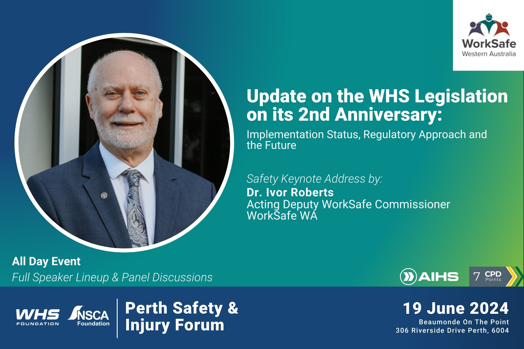 WHS - We welcome you to our Perth Safety & Injury Forum 2024, on June ...