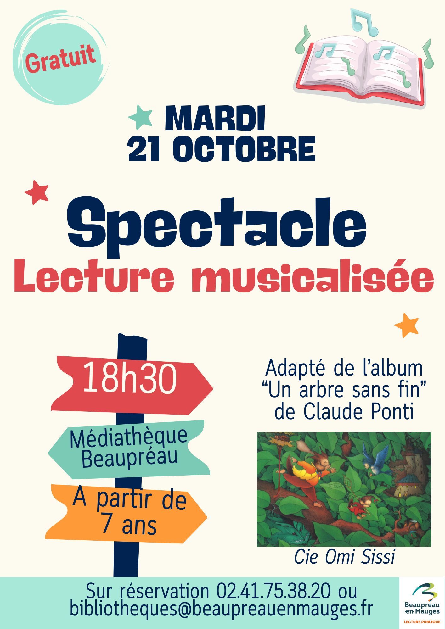 [📚 Lecture musicale... - Ville de Beaupréau-en-Mauges | Facebook