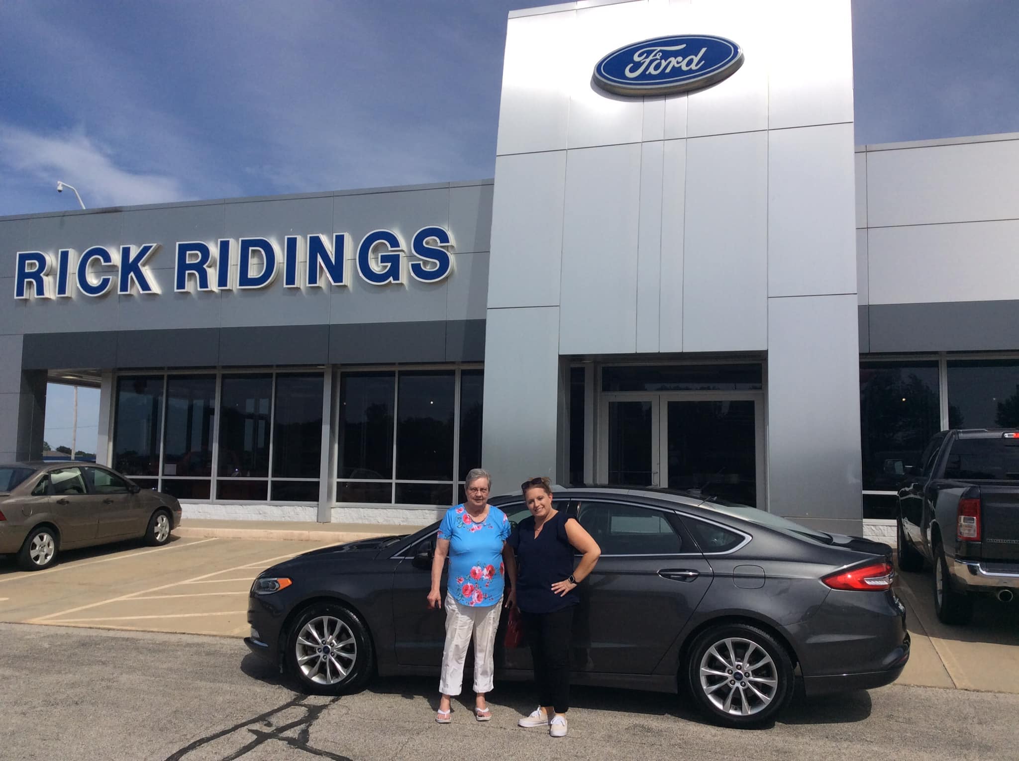 Rick Ridings - Congratulations Pam on your 2017 Ford...
