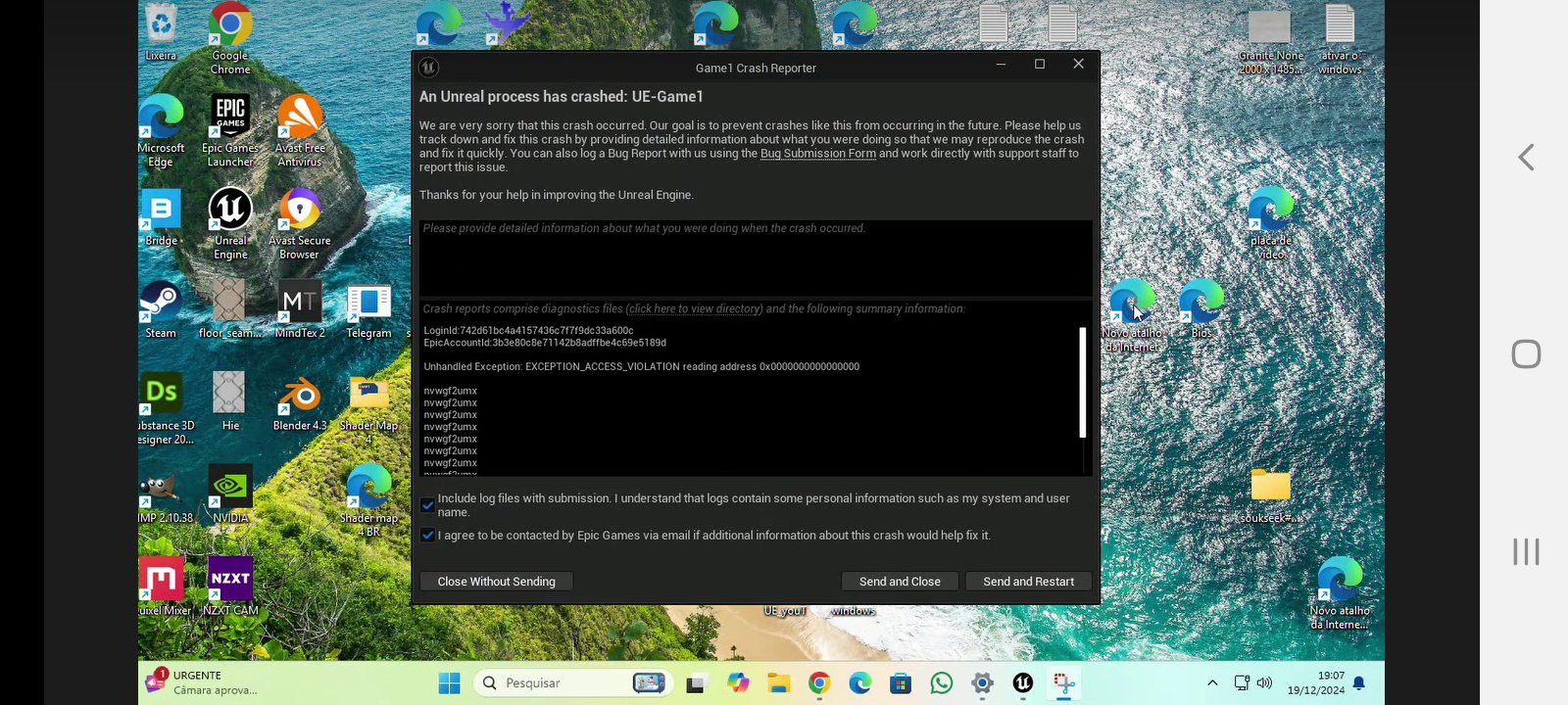 Unreal Engine | Let's share this error with Epic Games so they can fix ...