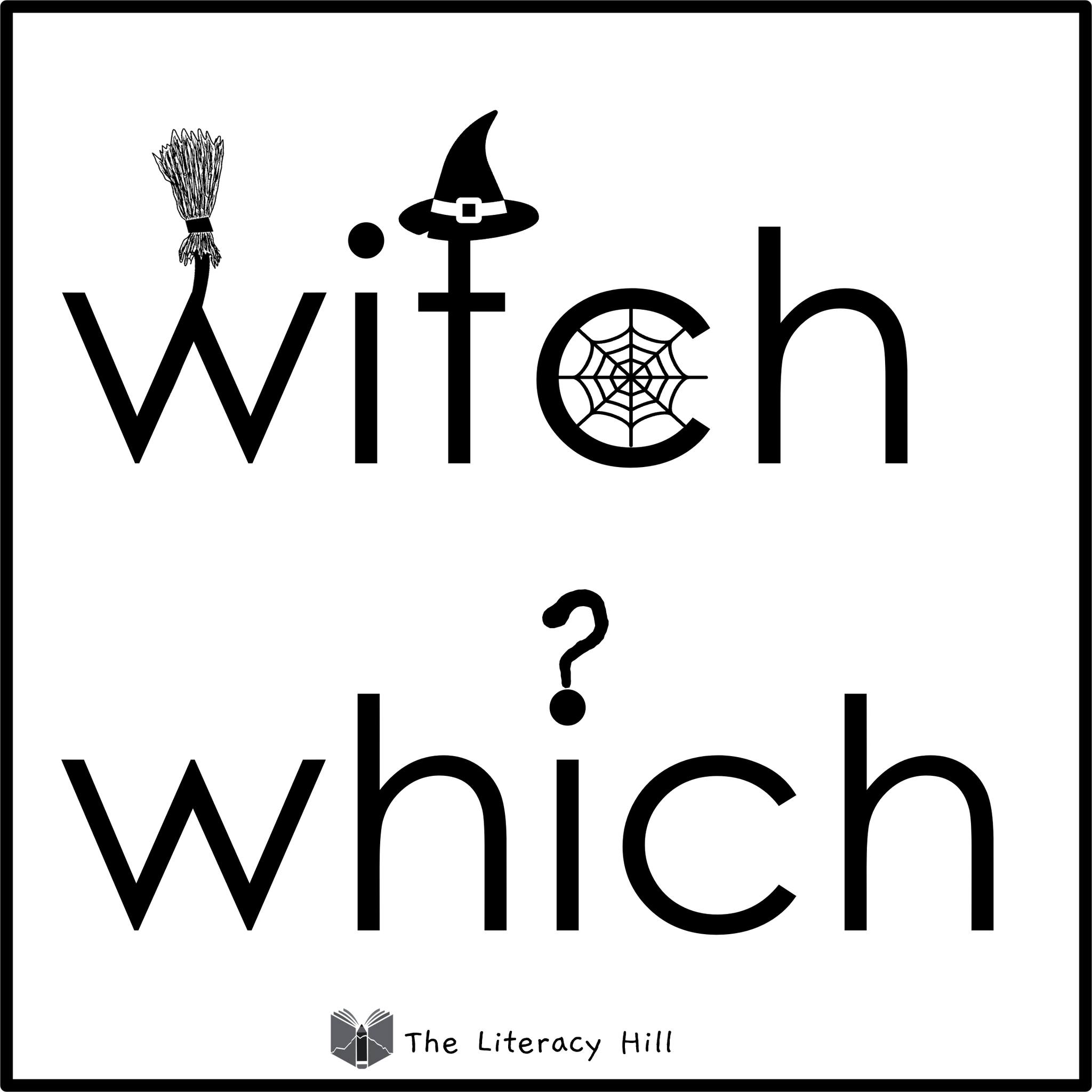 The Literacy - which witch This poster and the reverse are in the ...