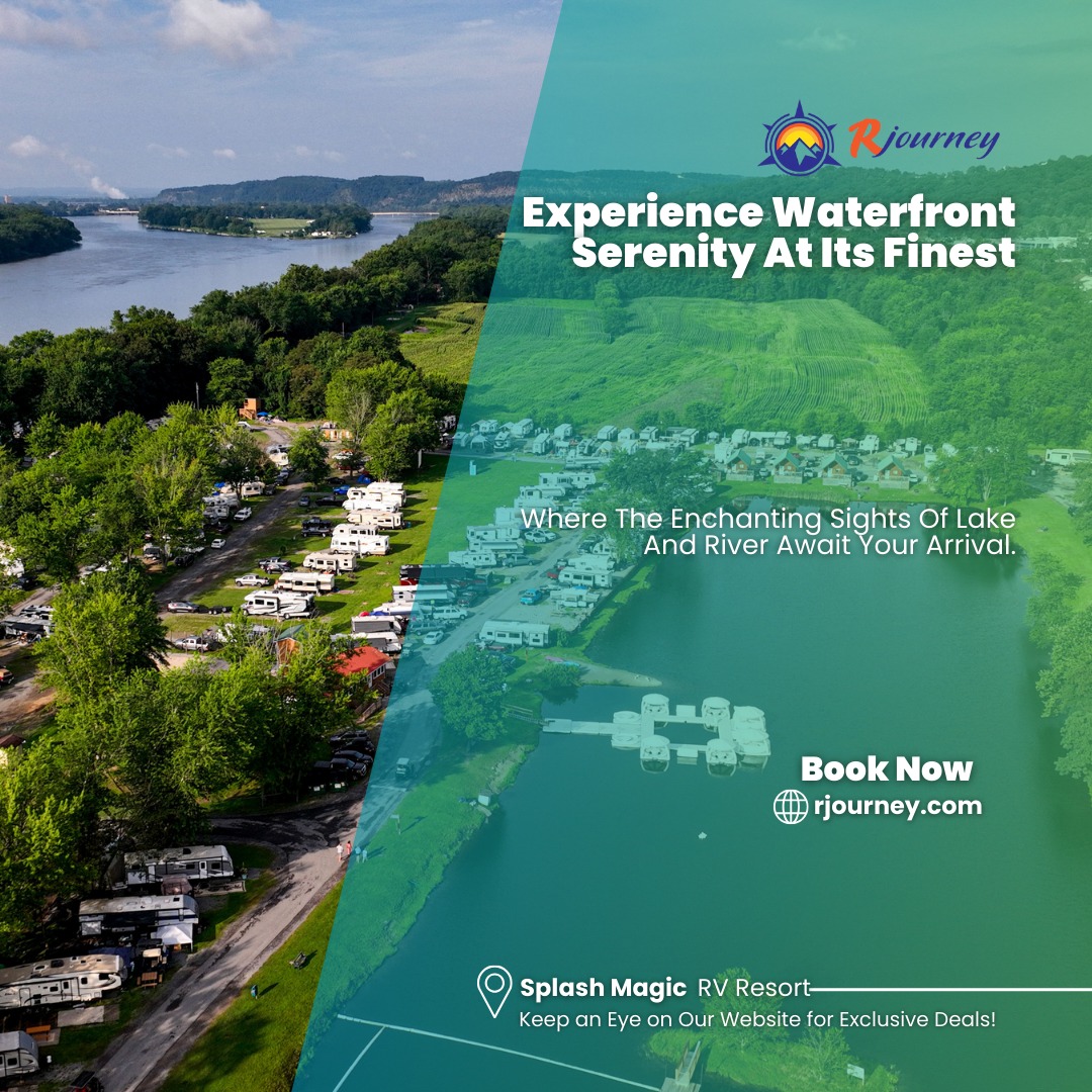 🏞️ Experience Waterfront Serenity... - Splash Magic RV Resort