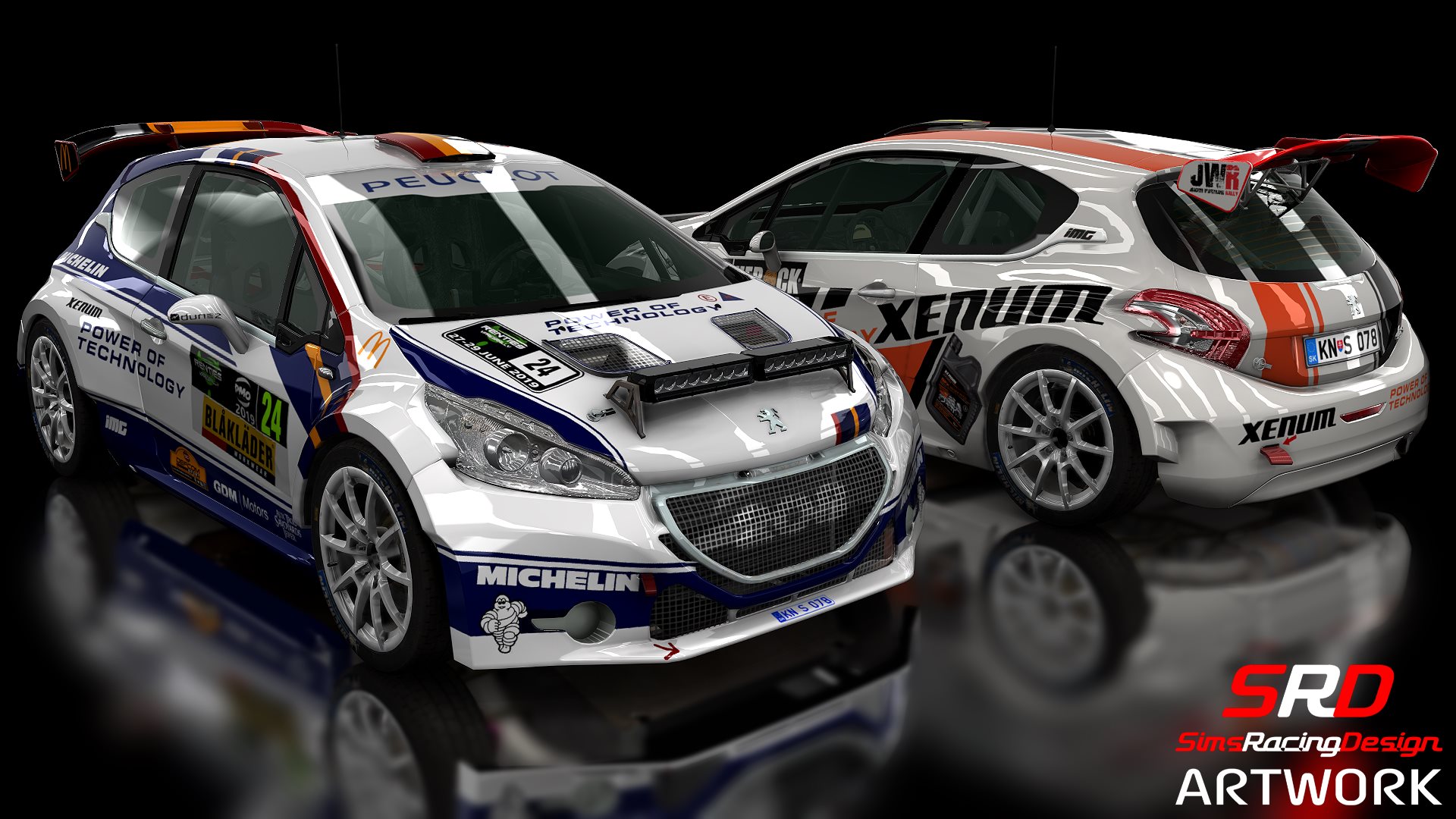 These Peugeot 208 T16 R5's... - SRD - Sim's Racing Design | Facebook