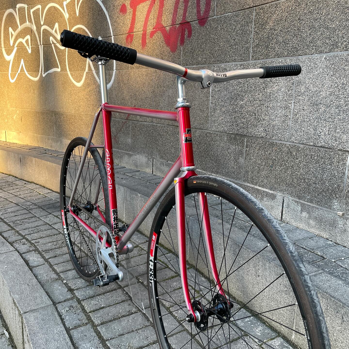 NJS Frame, Pearl White Color Style, CHERUBIM Original Kaisei Mix