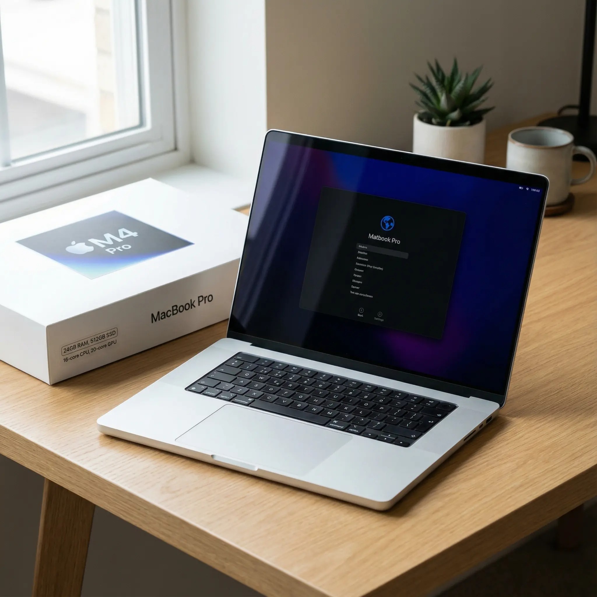 🔥 MacBook Pro M4 Pro – 16” | Silver | 24GB RAM / 512GB SSD | NOT