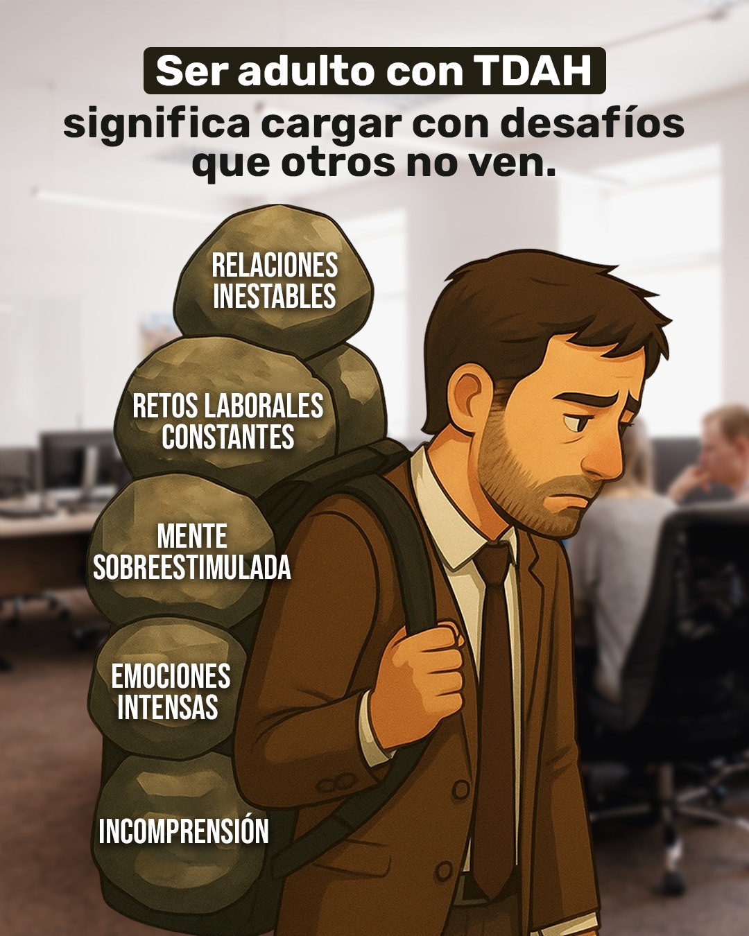 Dra. - ⚡ Vivir con TDAH en la adultez no es fácil. Entre las ...