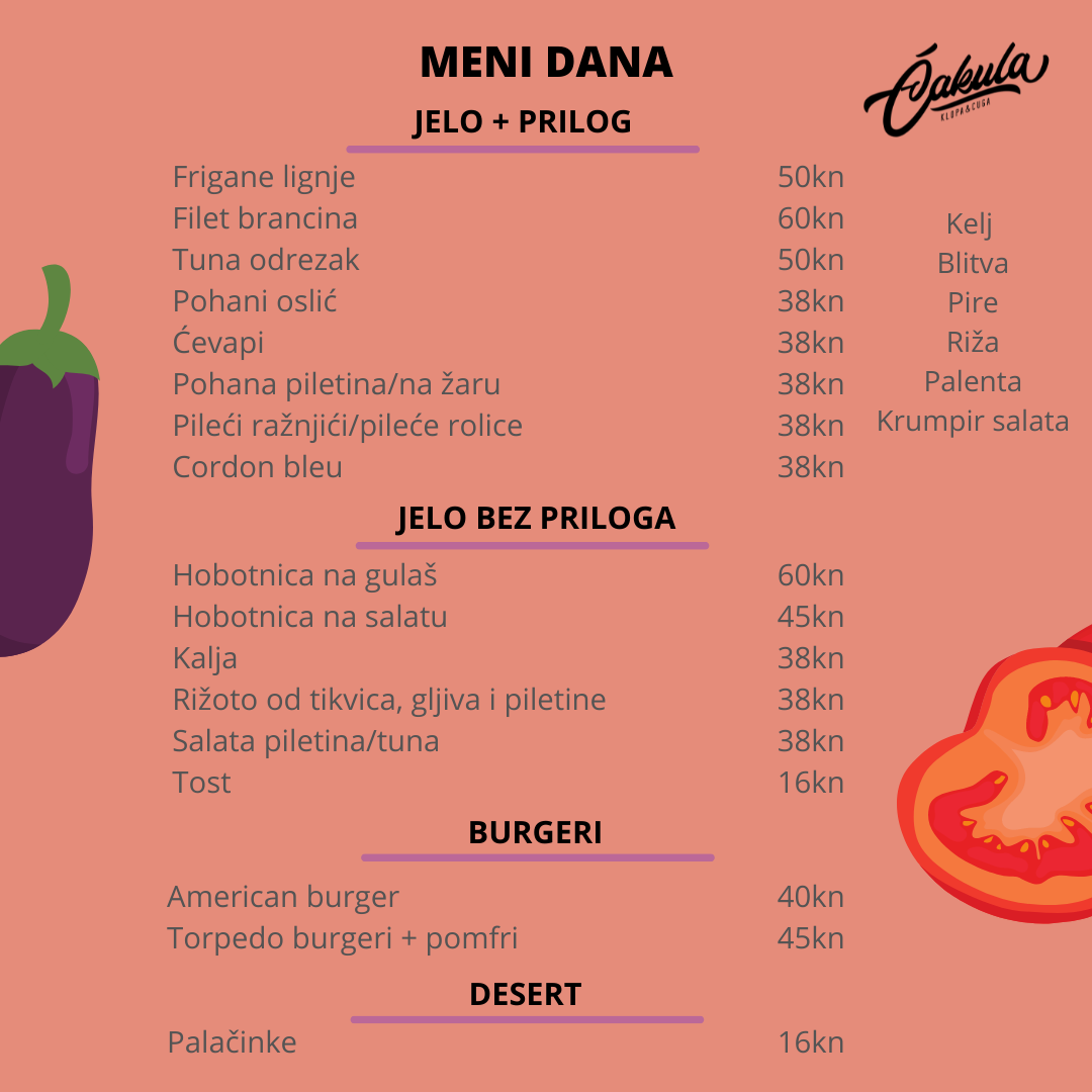 [PETAK MENI] Iako nam... - El Rio - Live Kitchen & Bar | Facebook