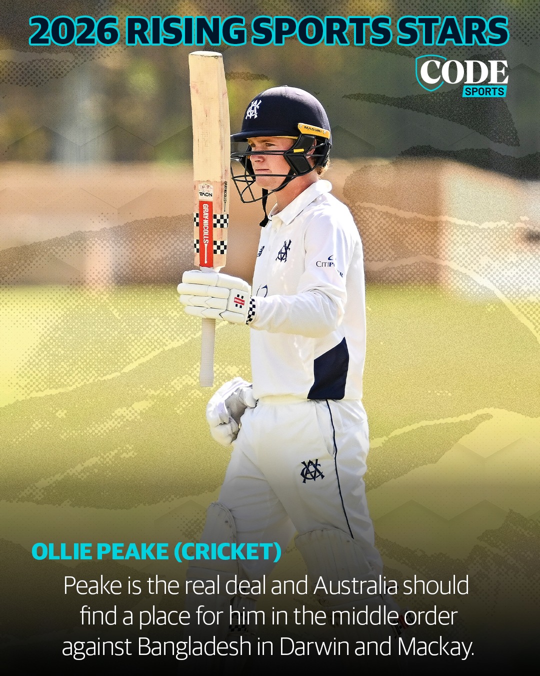 The Advertiser - Ollie Peake is the cricketer to watch in 2026 as ...