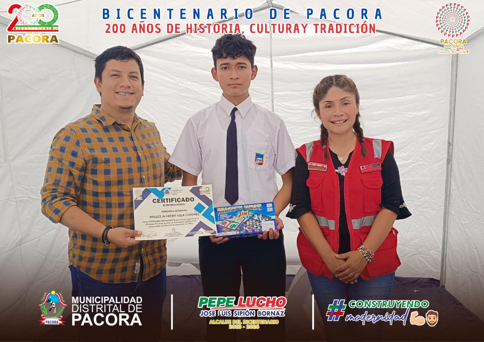 🎊#BicentenarioDePacora🎊... - Municipalidad Distrital de Pacora