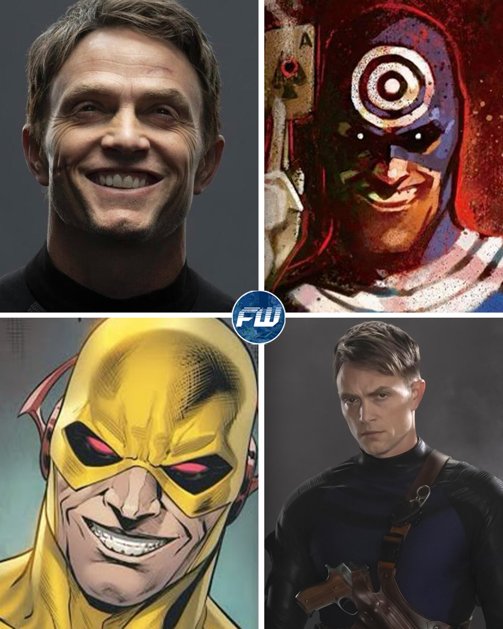 DC - Wilson Bethel as Bullseye or Reverse Flash? 🔥 Either universe, he ...
