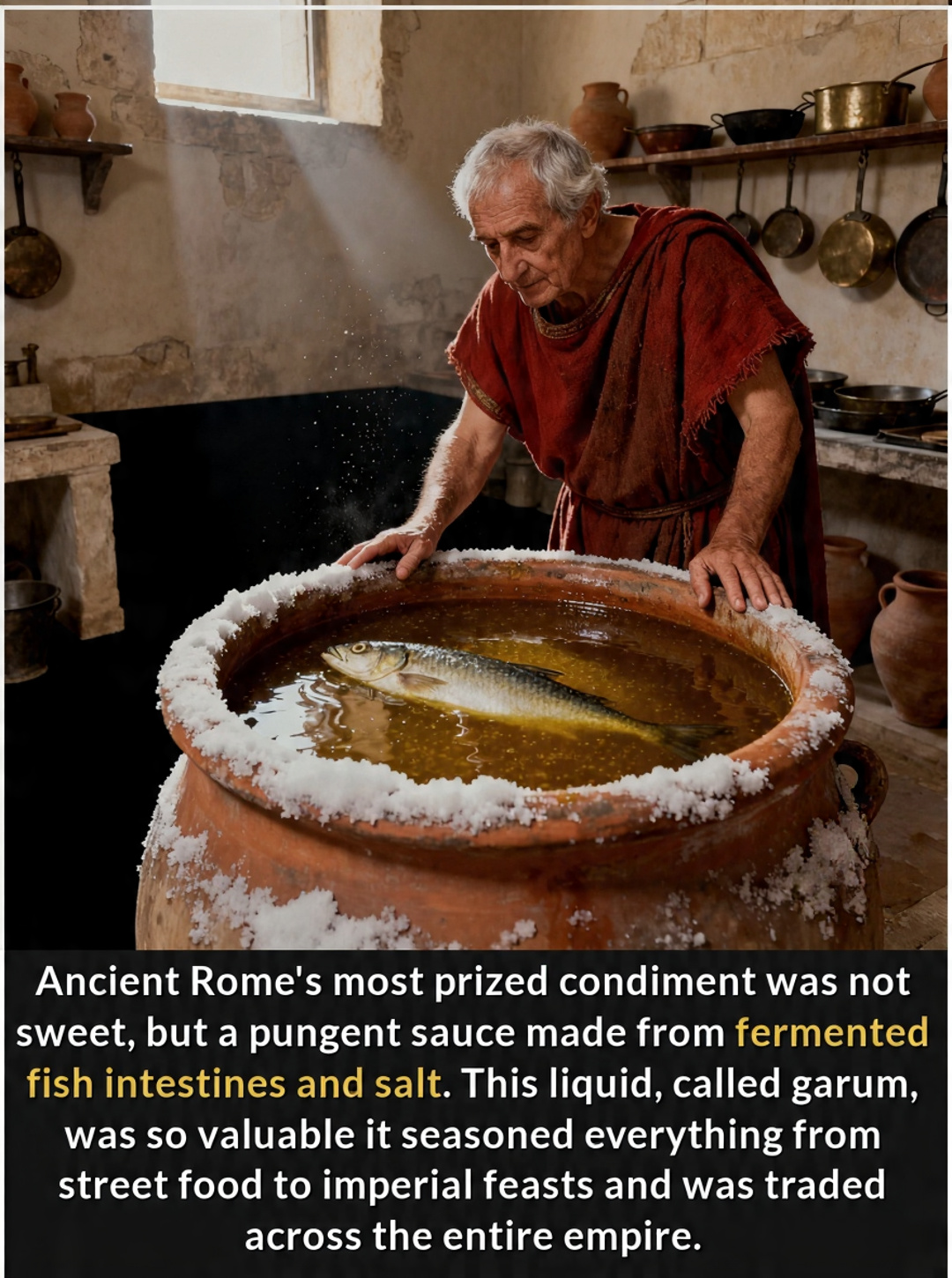 Historical Photos | In ancient Rome, a fish sauce called garum was one ...