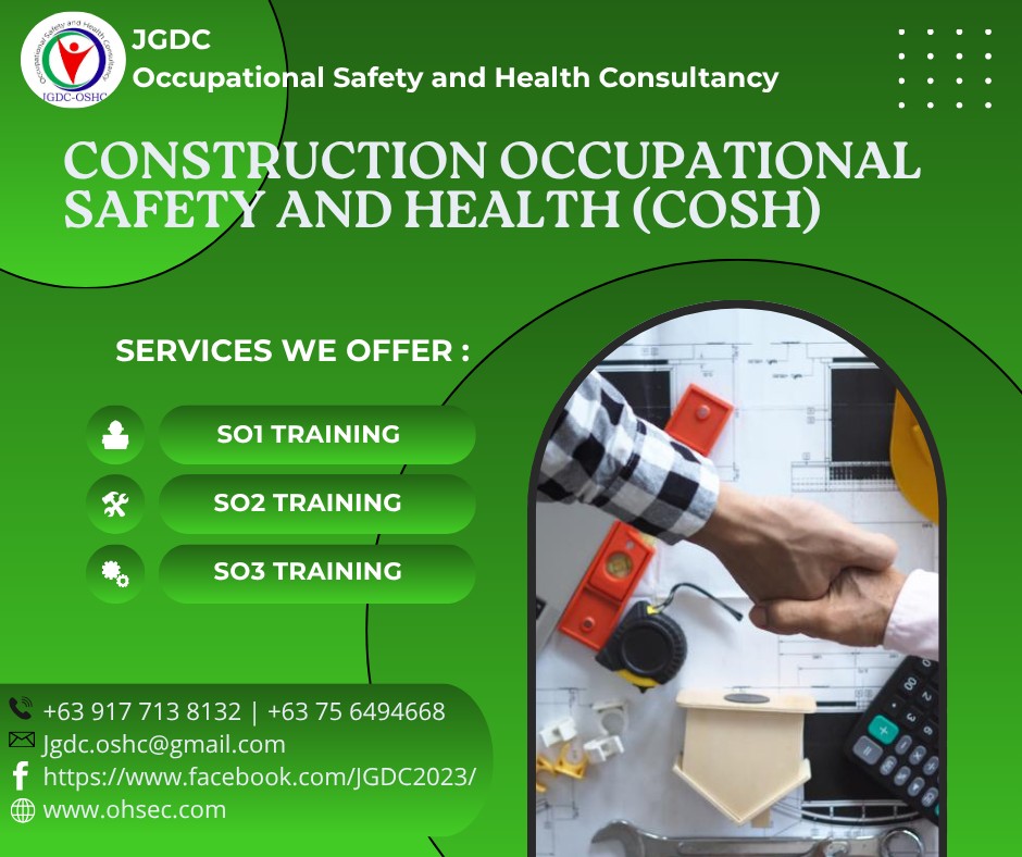 JGDC OSHC - Occupational Safety and Health Consultancy
