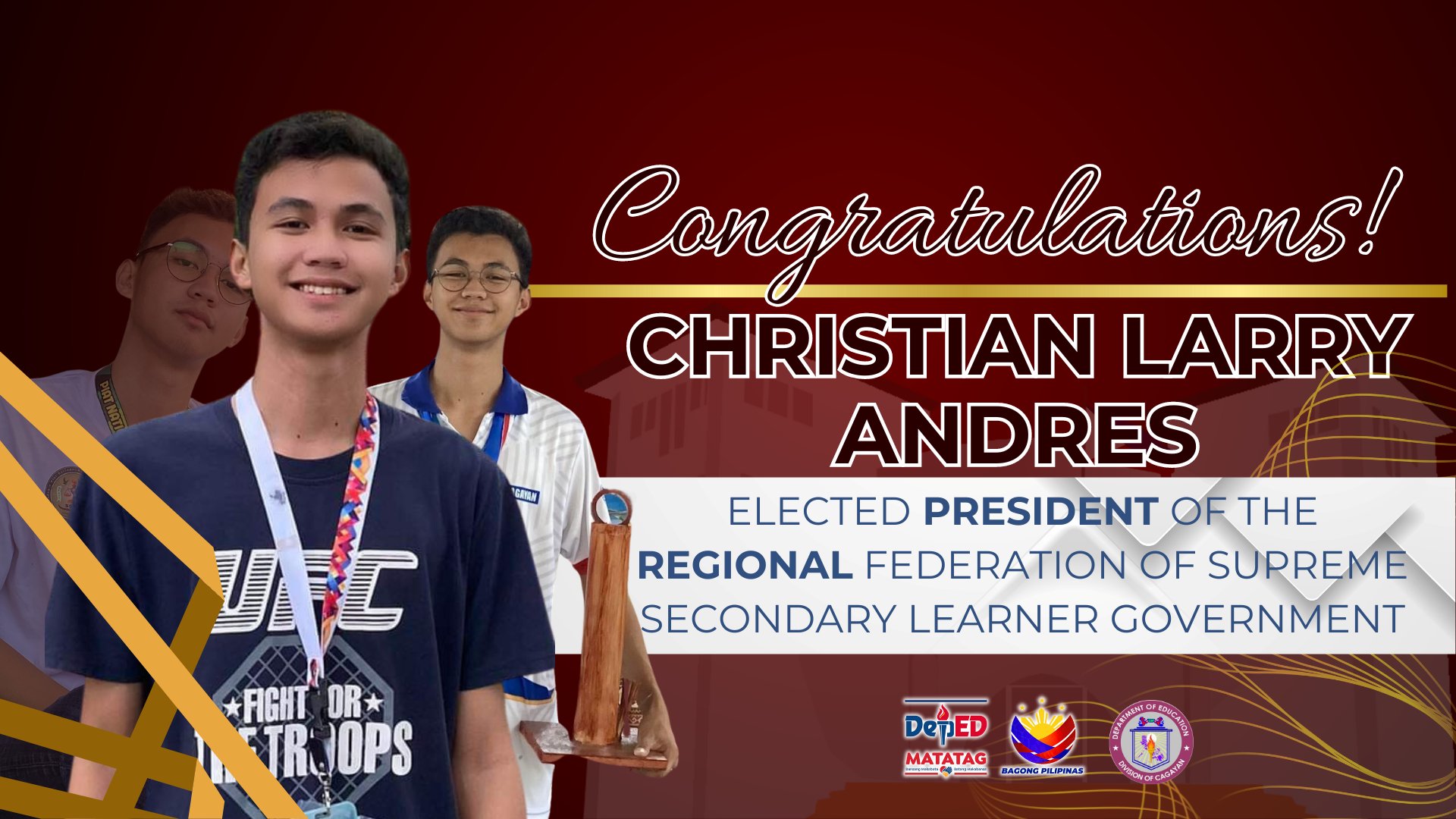 CONGRATUL... - DepEd Tayo-Youth Formation- Division of Cagayan | Facebook