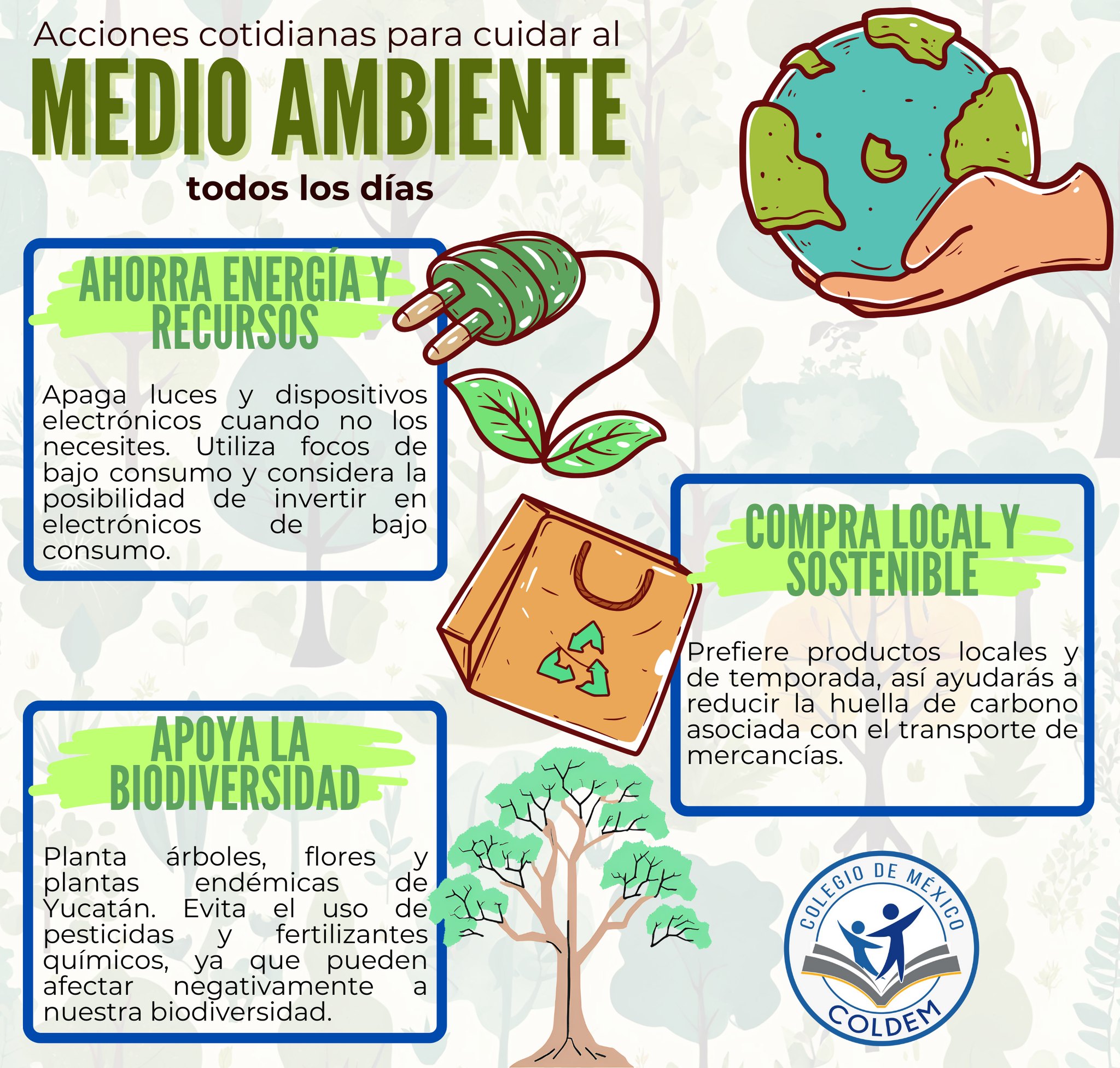 Apoya al medio ambiente con... - Coldem, Colegio de México | Facebook