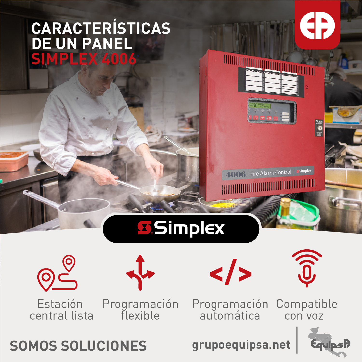 Equipsa - Los paneles de control de alarma de incendio...