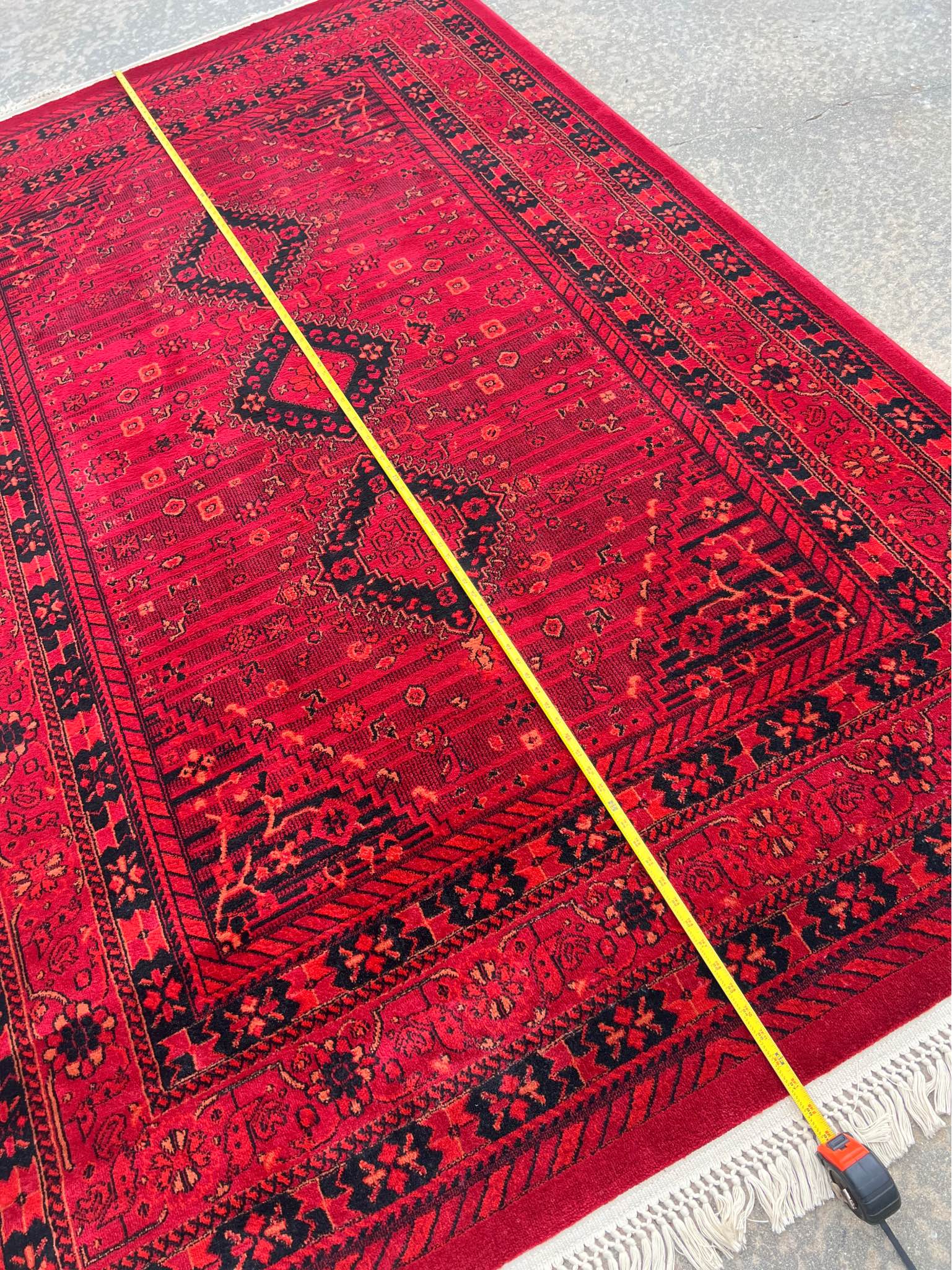 Turkish Loom 5’x8’ Area Rug - Dark Red - water repellent, anti static ...