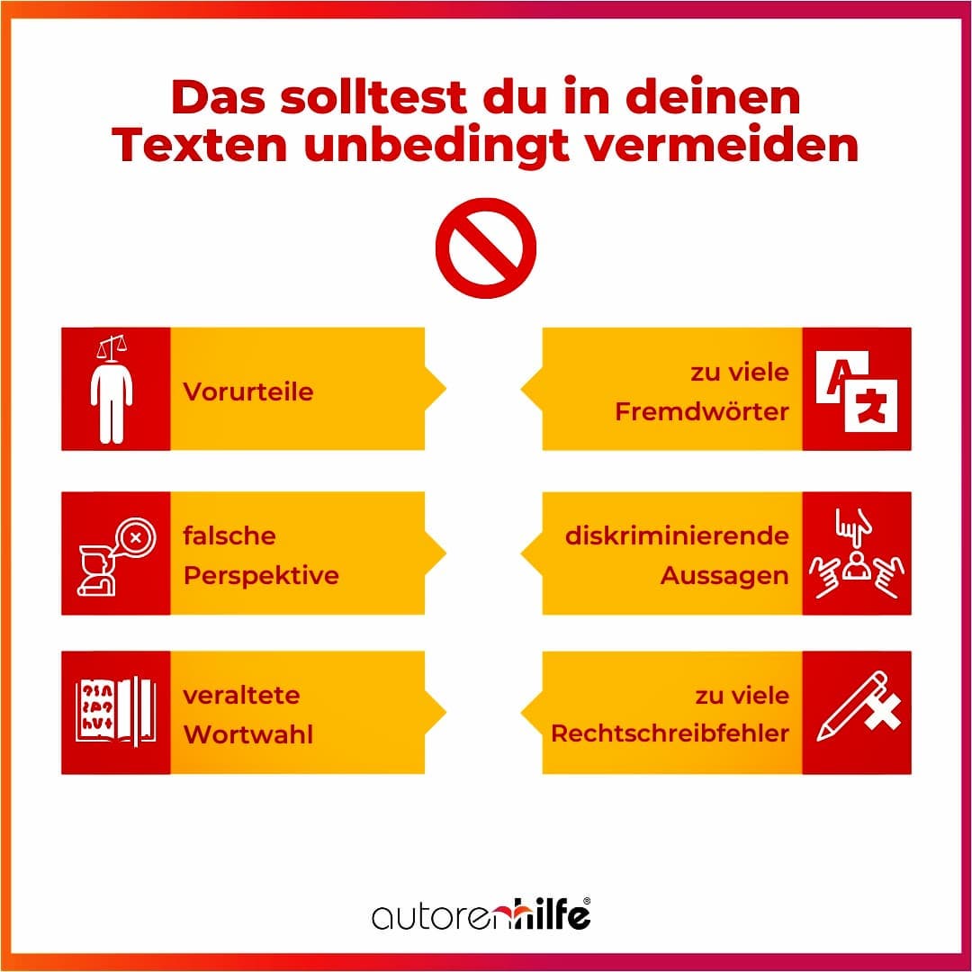 Autorenhilfe - Dinge, die du in deinen Texten meiden... | Facebook