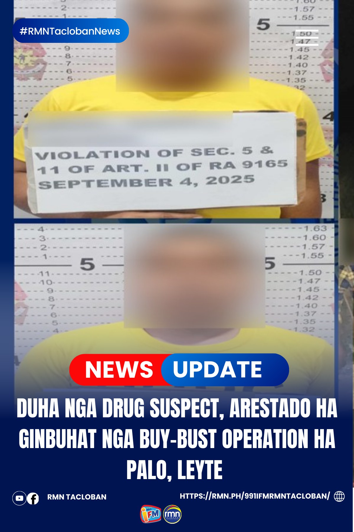 RMN Tacloban - #RMNTaclobanNews: DUHA NGA DRUG SUSPECT,... | Facebook