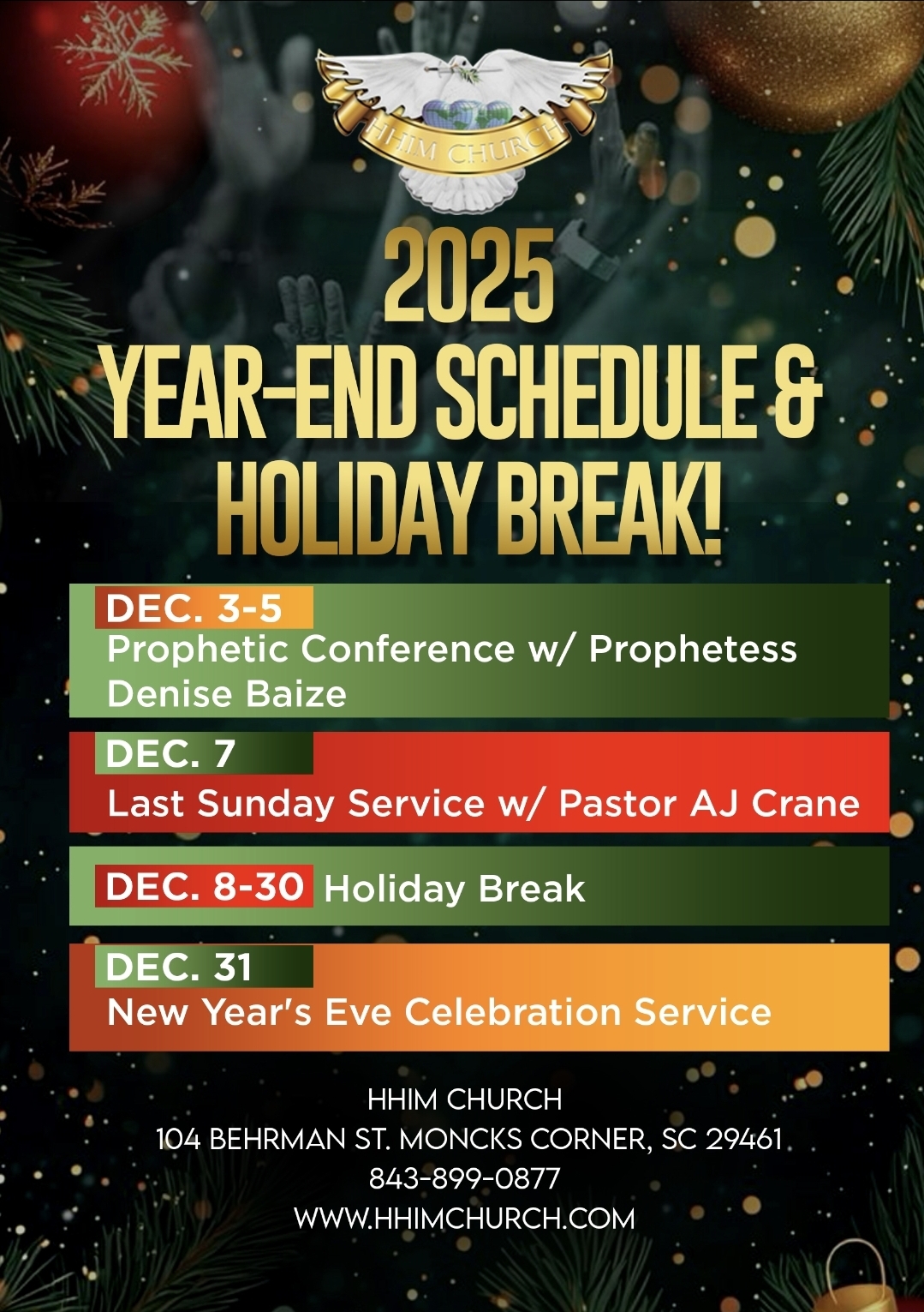 HHIM Church | Moncks Corner SC
