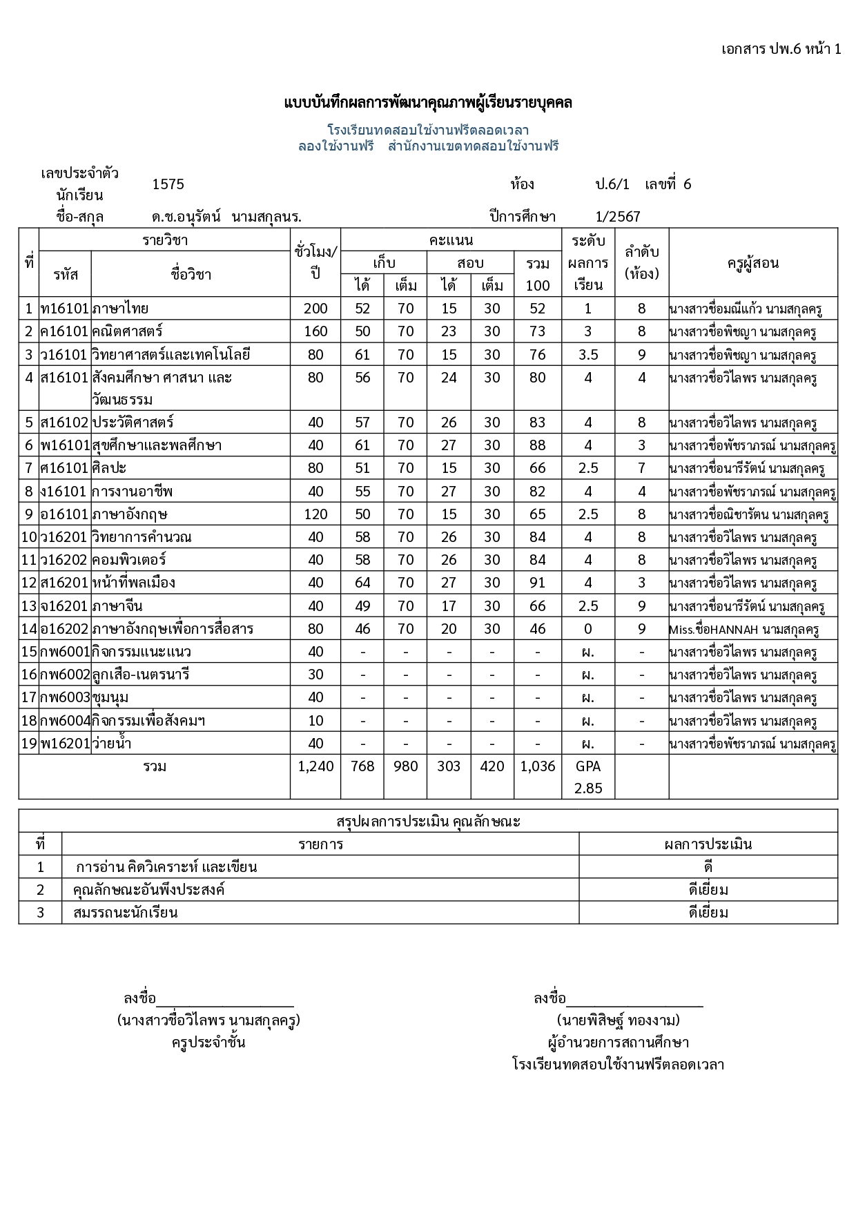จัดทำเอกสารวัดผลออนไลน์... - โปรแกรมวัดผลออนไลน์ PMschool.Net | Facebook