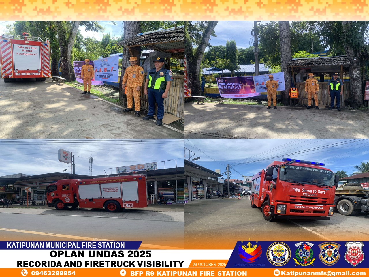 BFP - 29 OCTOBER 2025 OPLAN UNDAS 2025/ FIRETRUCK VISIBILITY AND ...