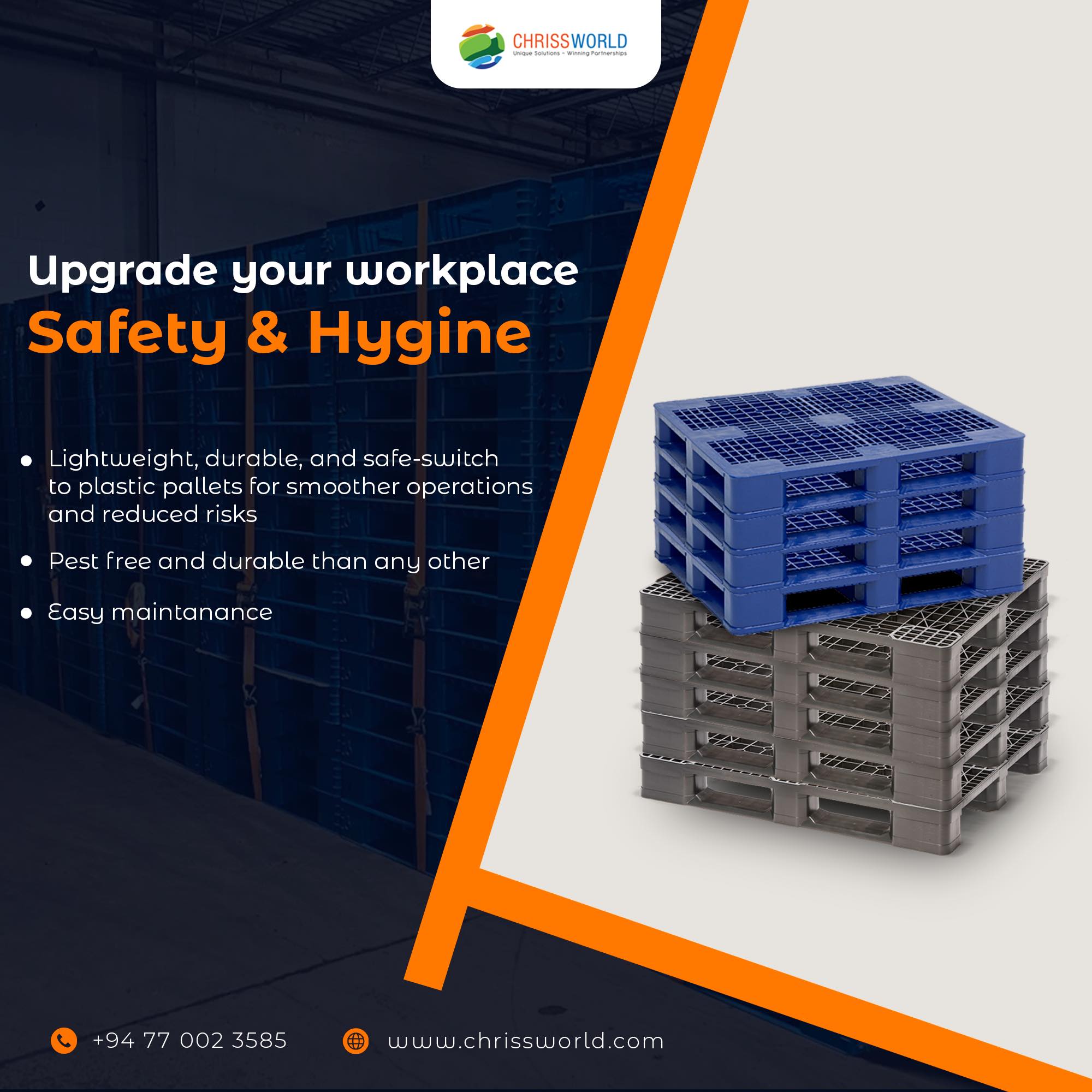 CHRISSWORLD - Why Plastic Pallets Are Essential? Discover why plastic ...