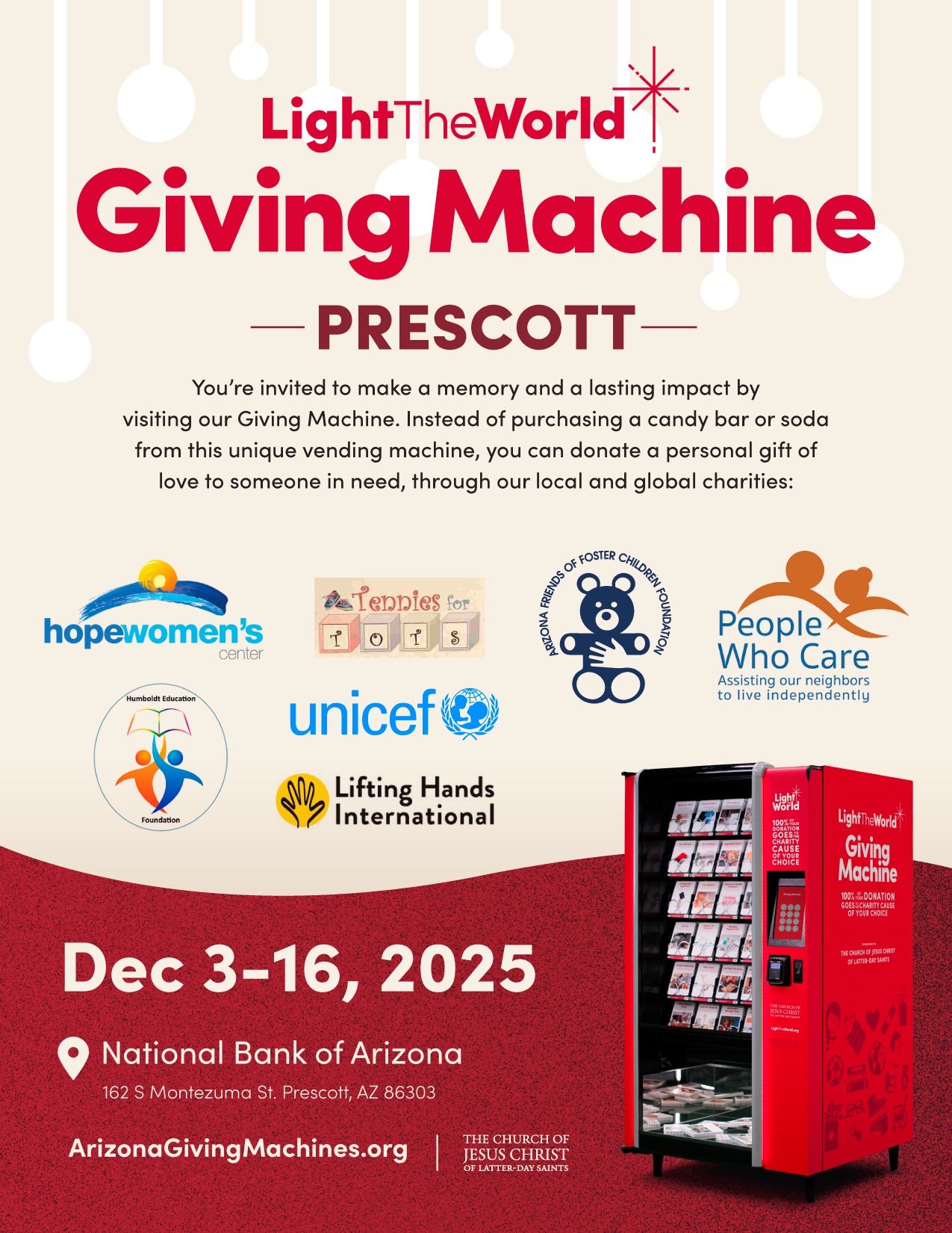 Arizona Giving Machine | Gilbert AZ