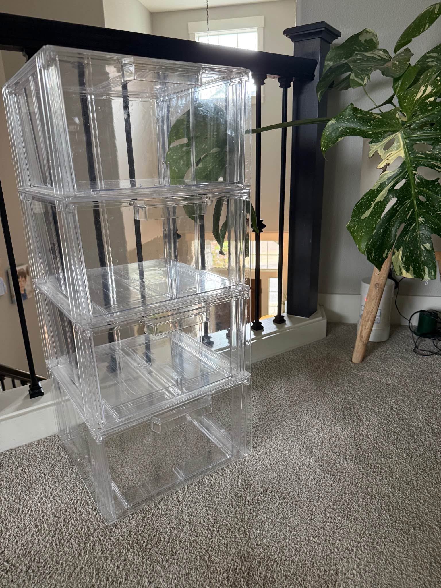 The Container Store Clearline Stackable Sweater Drawer - Storage ...