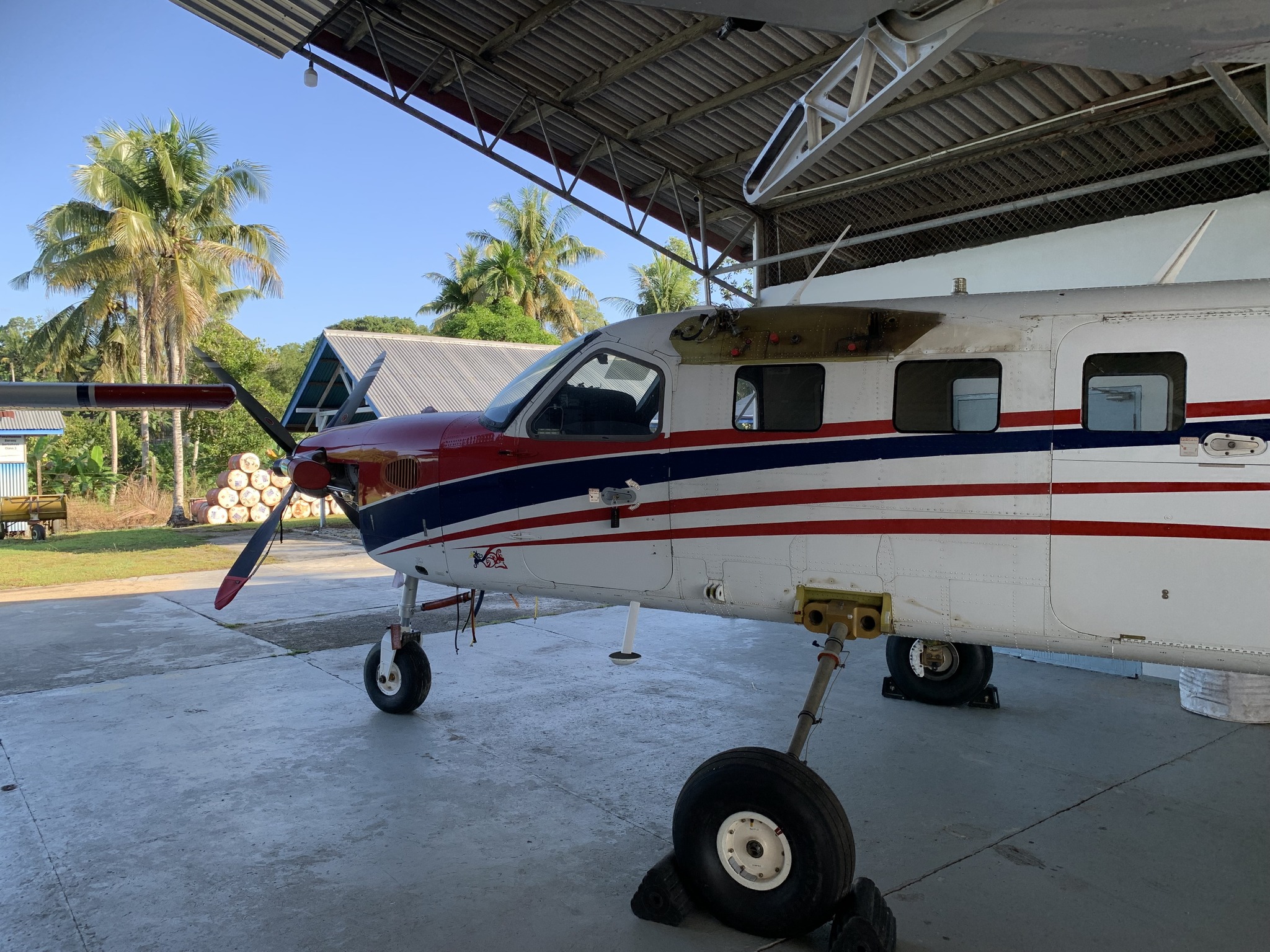 MAF - After nearly two years of hard work, PK-MEF is back in the air ...