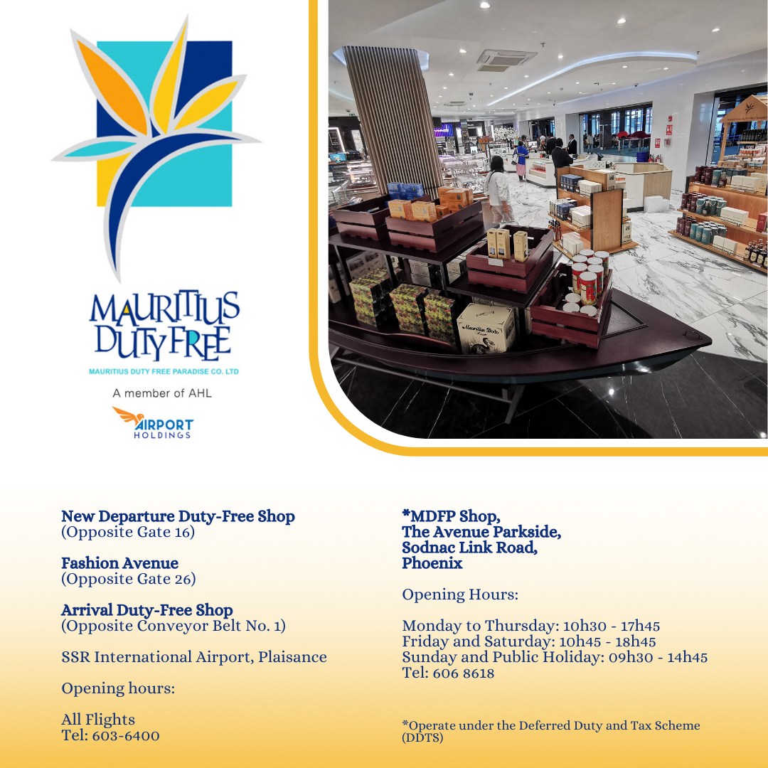 Mauritius Duty Free Paradise Co. Ltd | Plaine Magnien