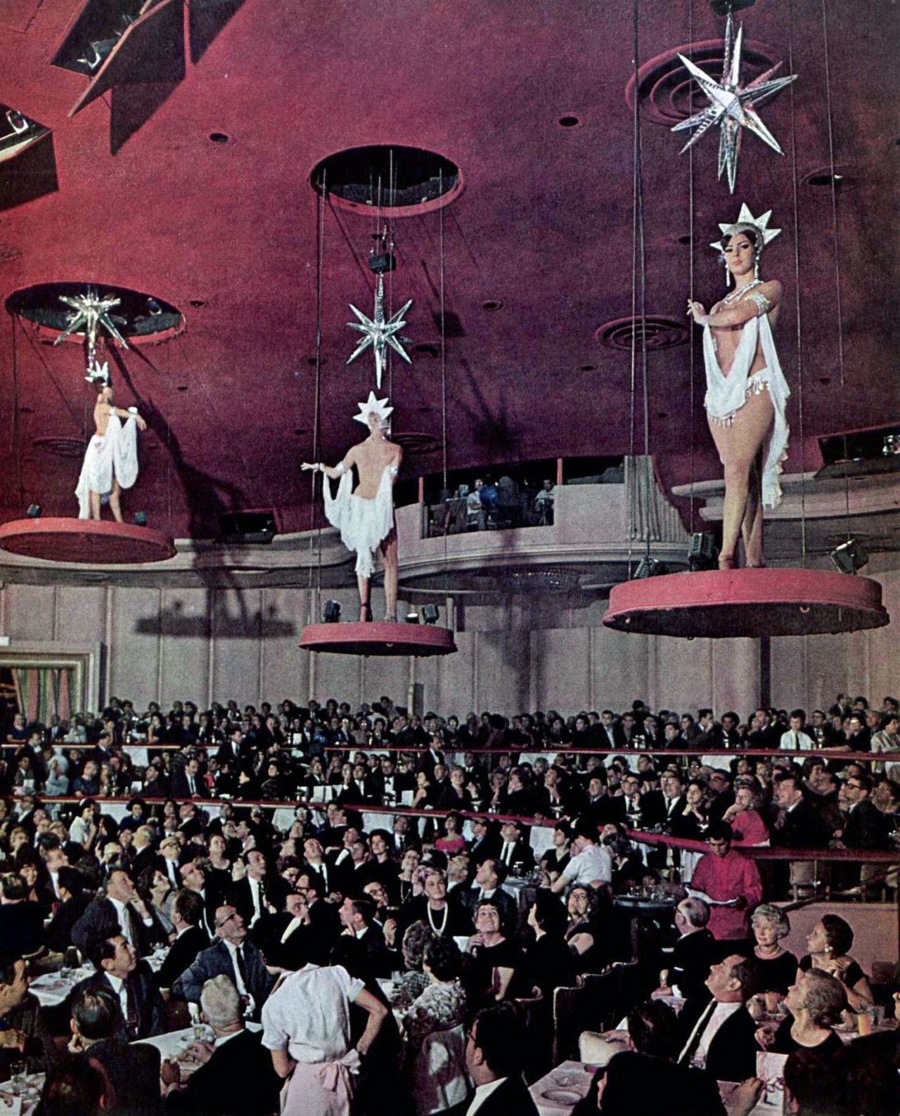 The Lido de Paris revue in Las Vegas, staged at the Stardust Hotel