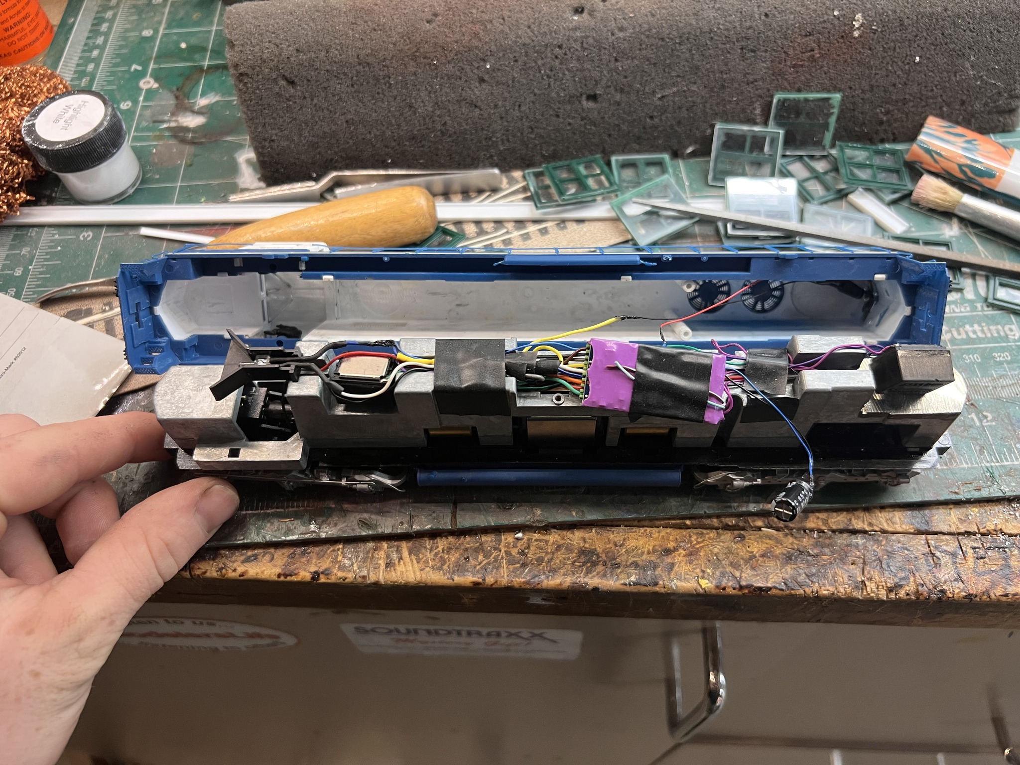 How to wire MTS-Line sound kit decoder in LGB 2080S G gauge model