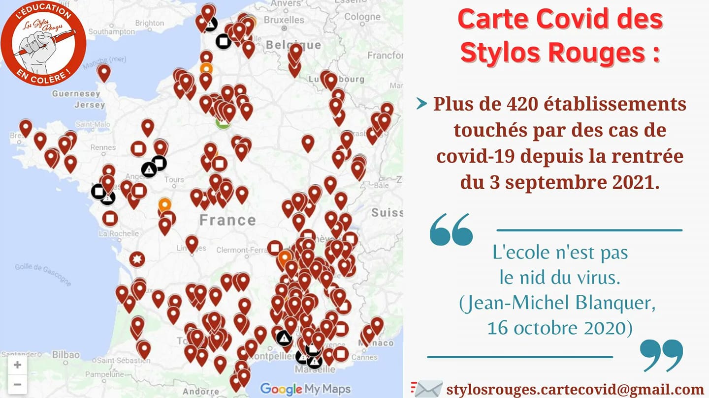 🗺 Carte des Stylos... - Les Stylos Rouges - Page Nationale | Facebook