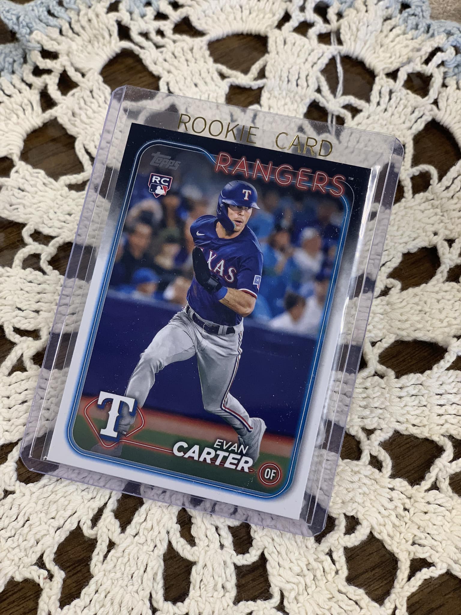 Evan Carter 2024 Transcendent 1/1 Rookie Auto ??? Borderless is 