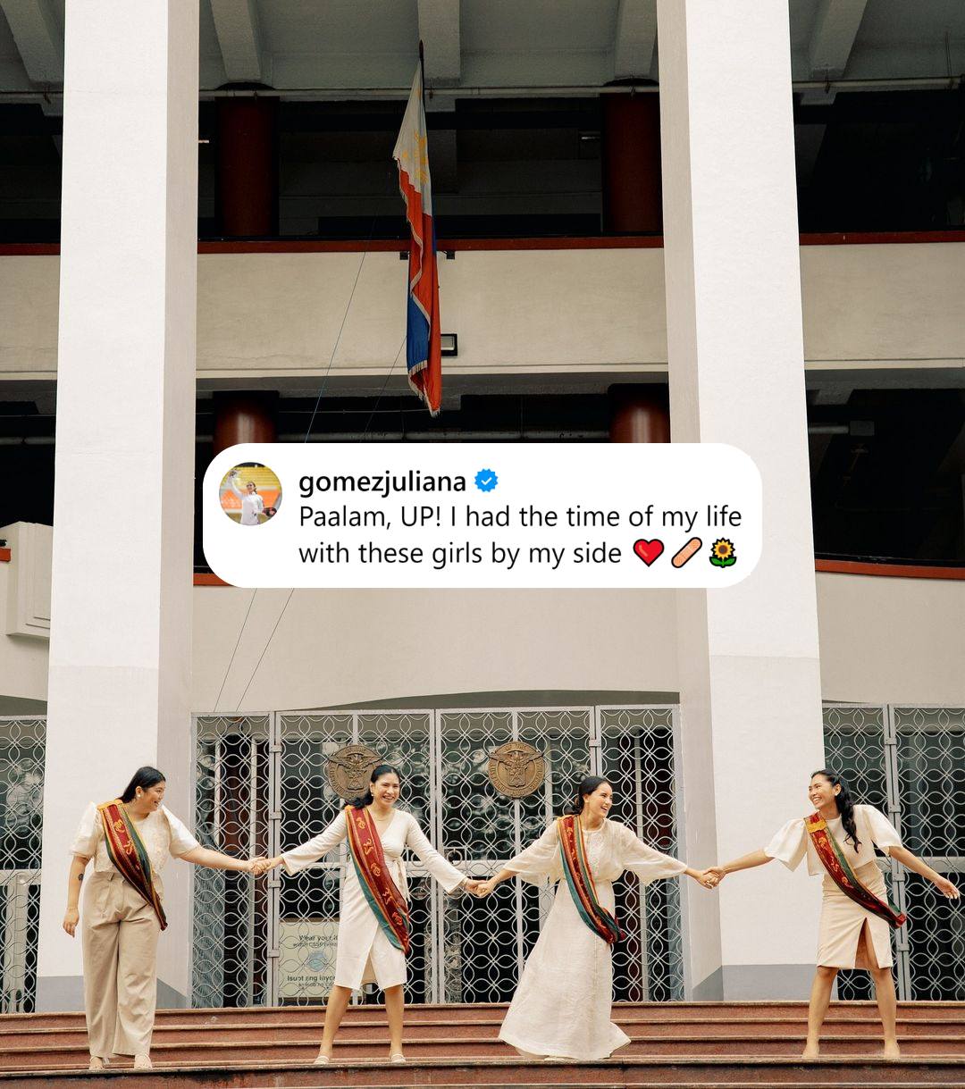juliana gomez graduation dress PADAYON, JULIANA! 🎓 Gomez, daughter of celebrity couple Richard and Lucy Torres, bids farewell to her alma mater as she graduates from college at the University of the Philippines. 