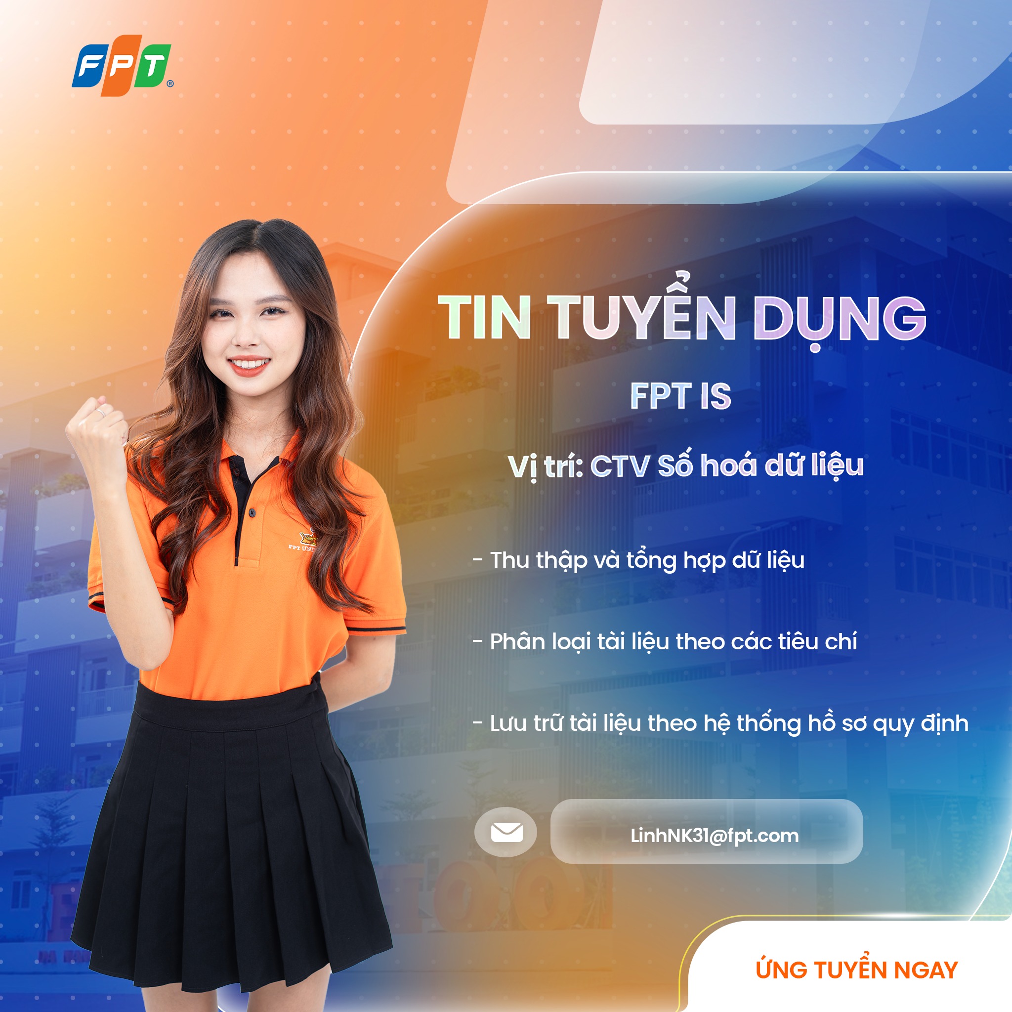 TIN TUYỂN DỤNG | FPT IS TUYỂN CỘNG... - FPT University Career | Facebook