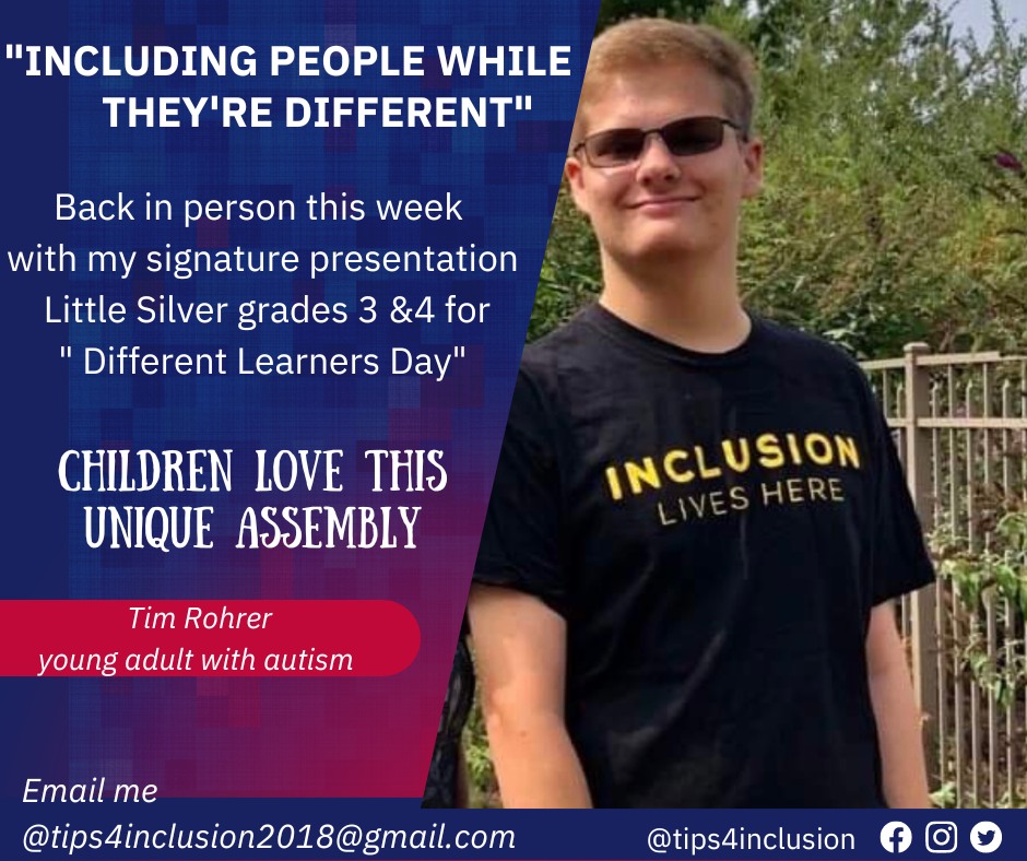 Tim - Last March, was my first time back in person speaking at a school ...