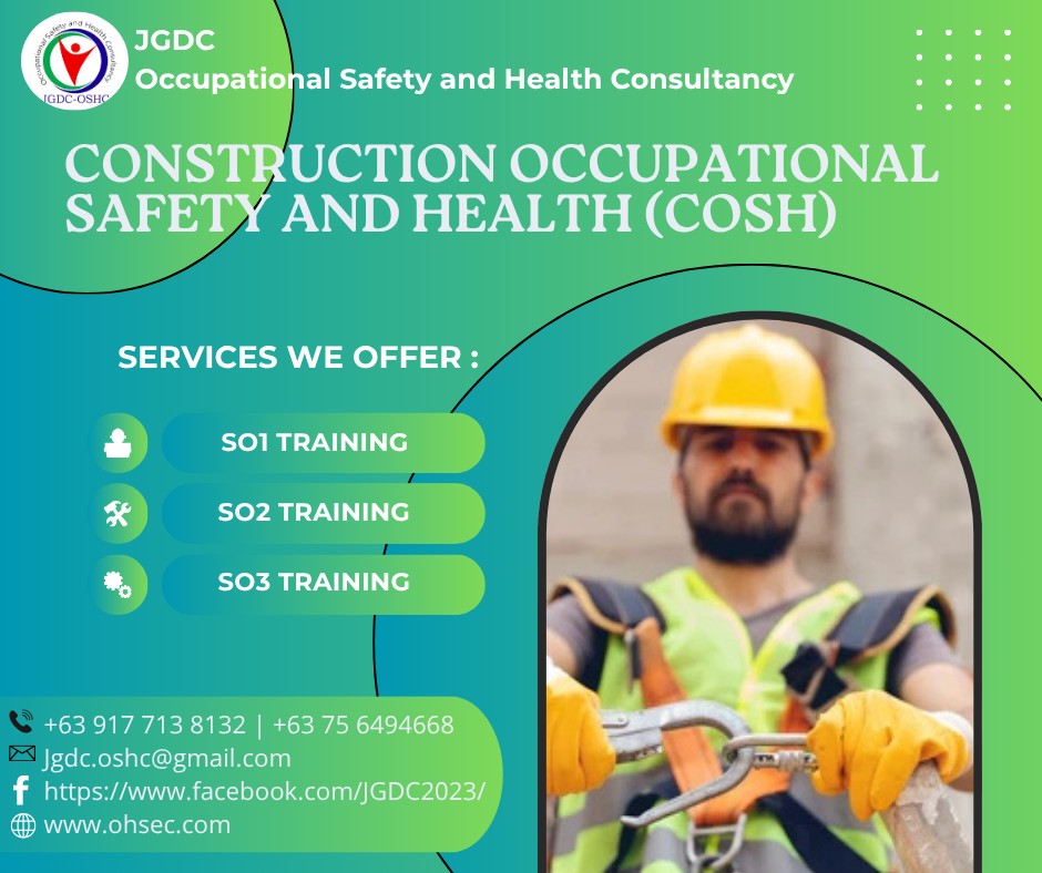 JGDC OSHC - Occupational Safety and Health Consultancy