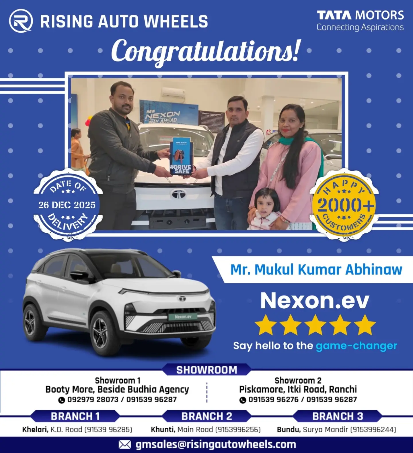 Rising Auto Wheels Pvt Ltd. TATA Motors. | Ranchi