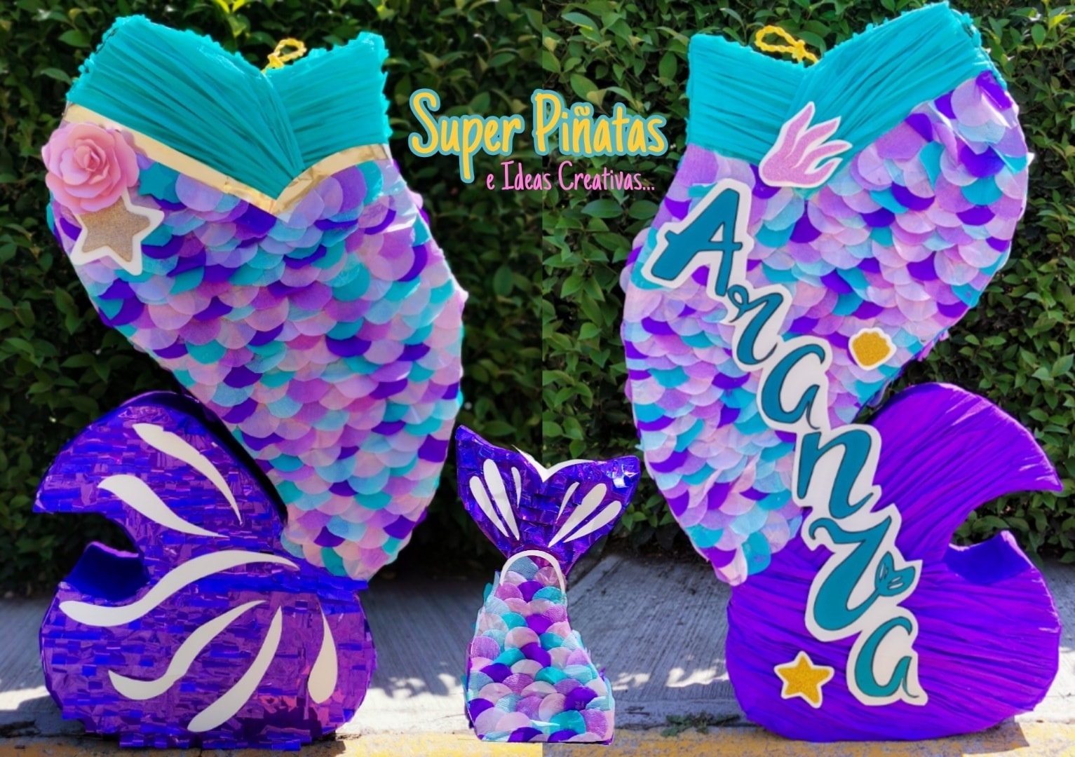 🧜🏻‍♀️🌊🐚Piñata Cola de... - Súper Piñatas e Ideas Creativas | Facebook