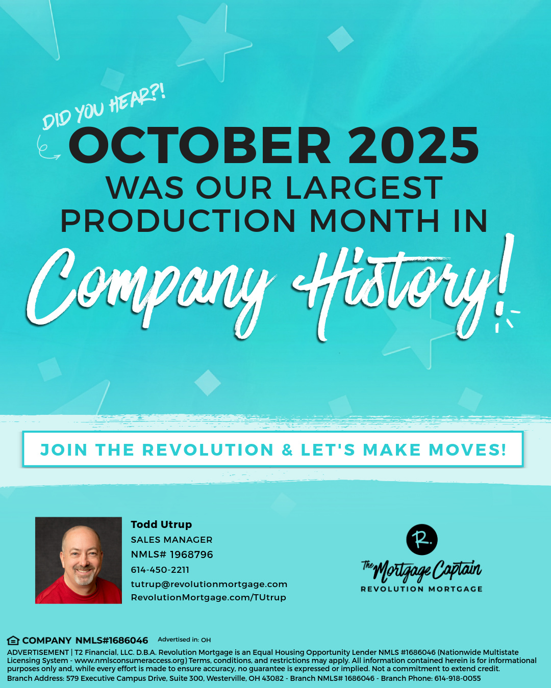 Todd - Big news 🎉 October 2025 was our largest production month in ...