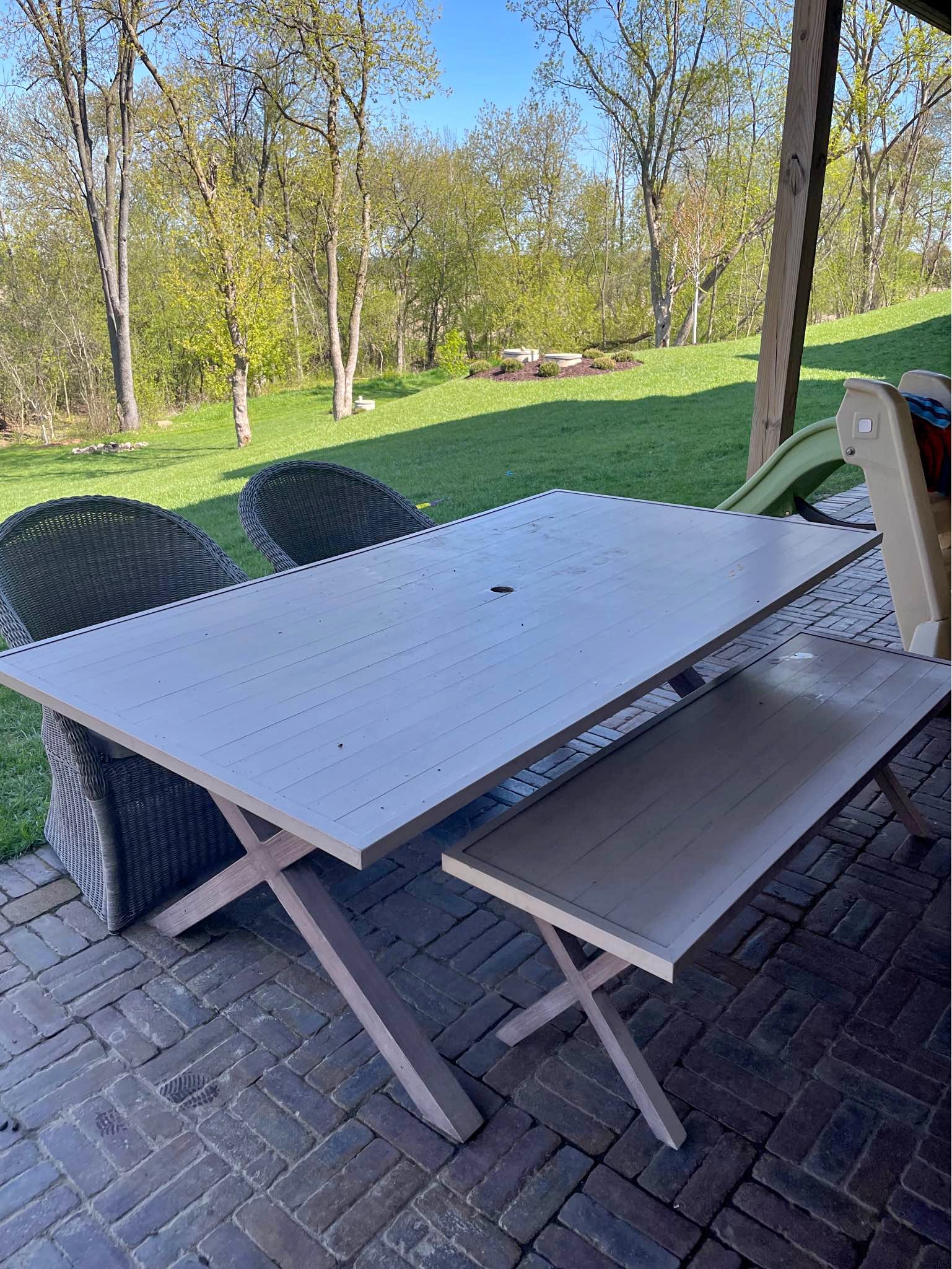 Table and Bench - Outdoor Furniture Sets - Chenequa, Wisconsin ...