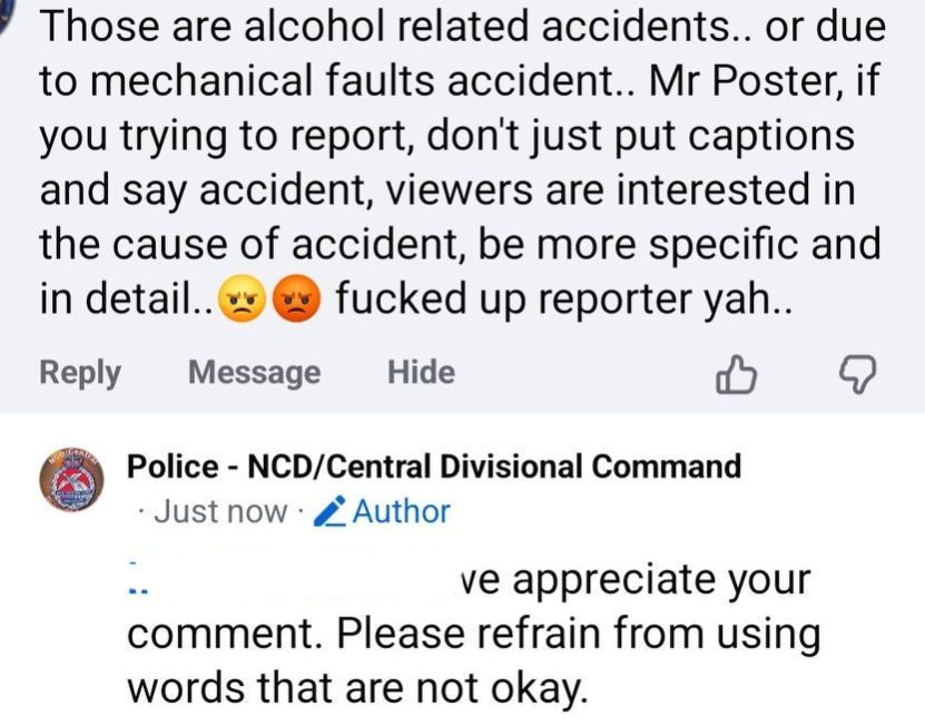 Police - COMMENT RESPONSIBLY. We appreciate your comments on our posts ...