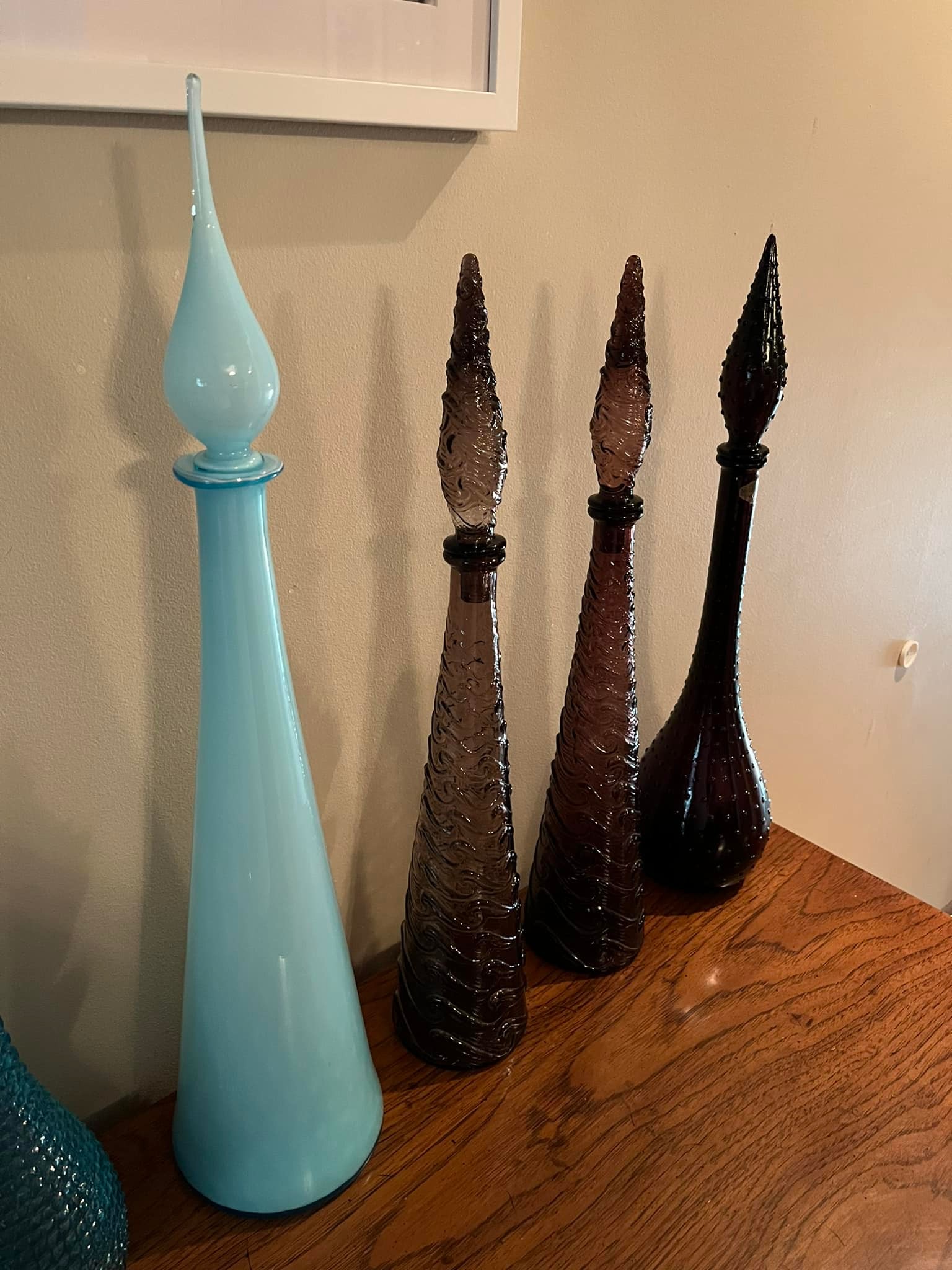 A few of my colorful Genie bottles!!
